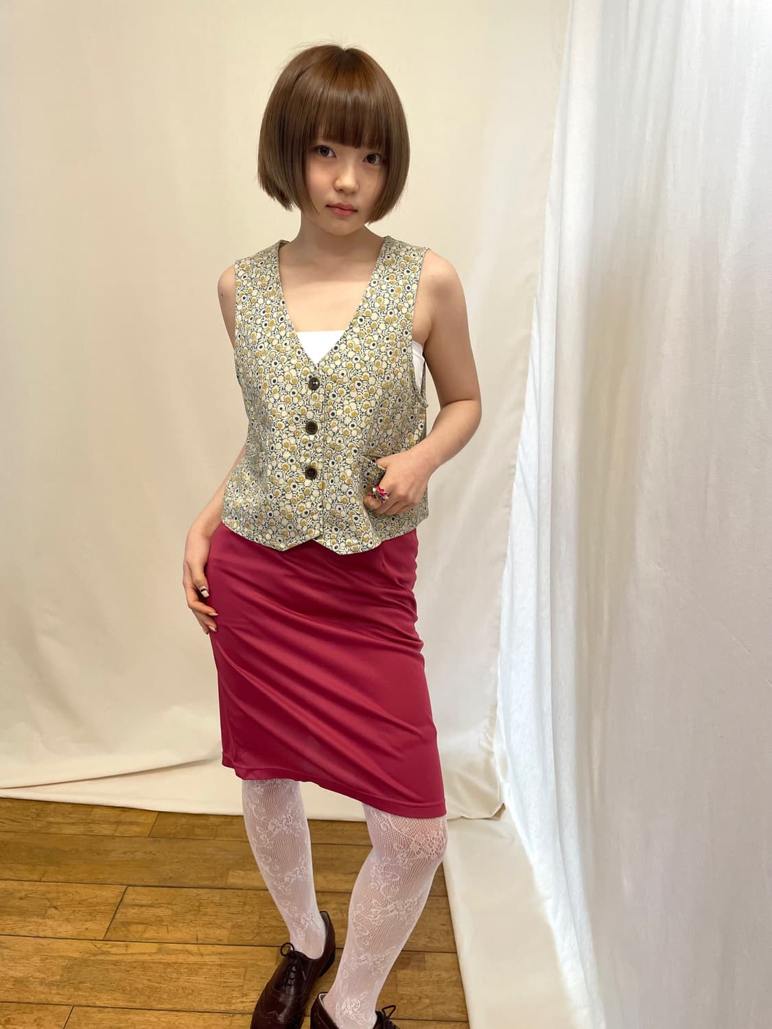 floral vest 상품이미지1