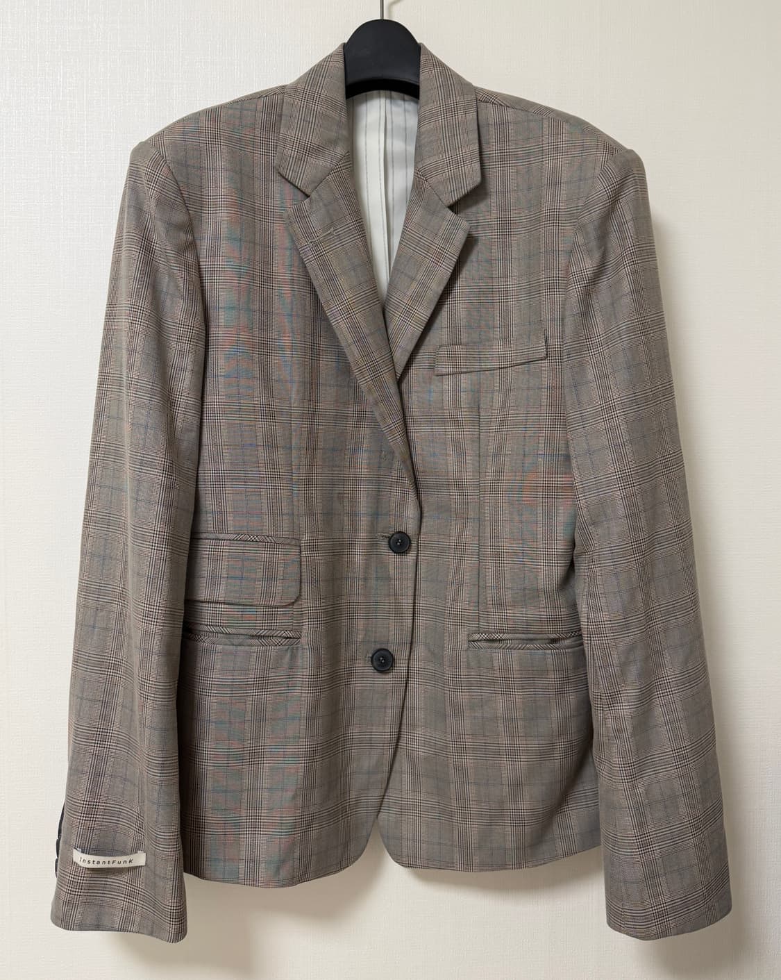 인스턴트펑크 instant funk 체크 블레이저 자켓 상품이미지1
