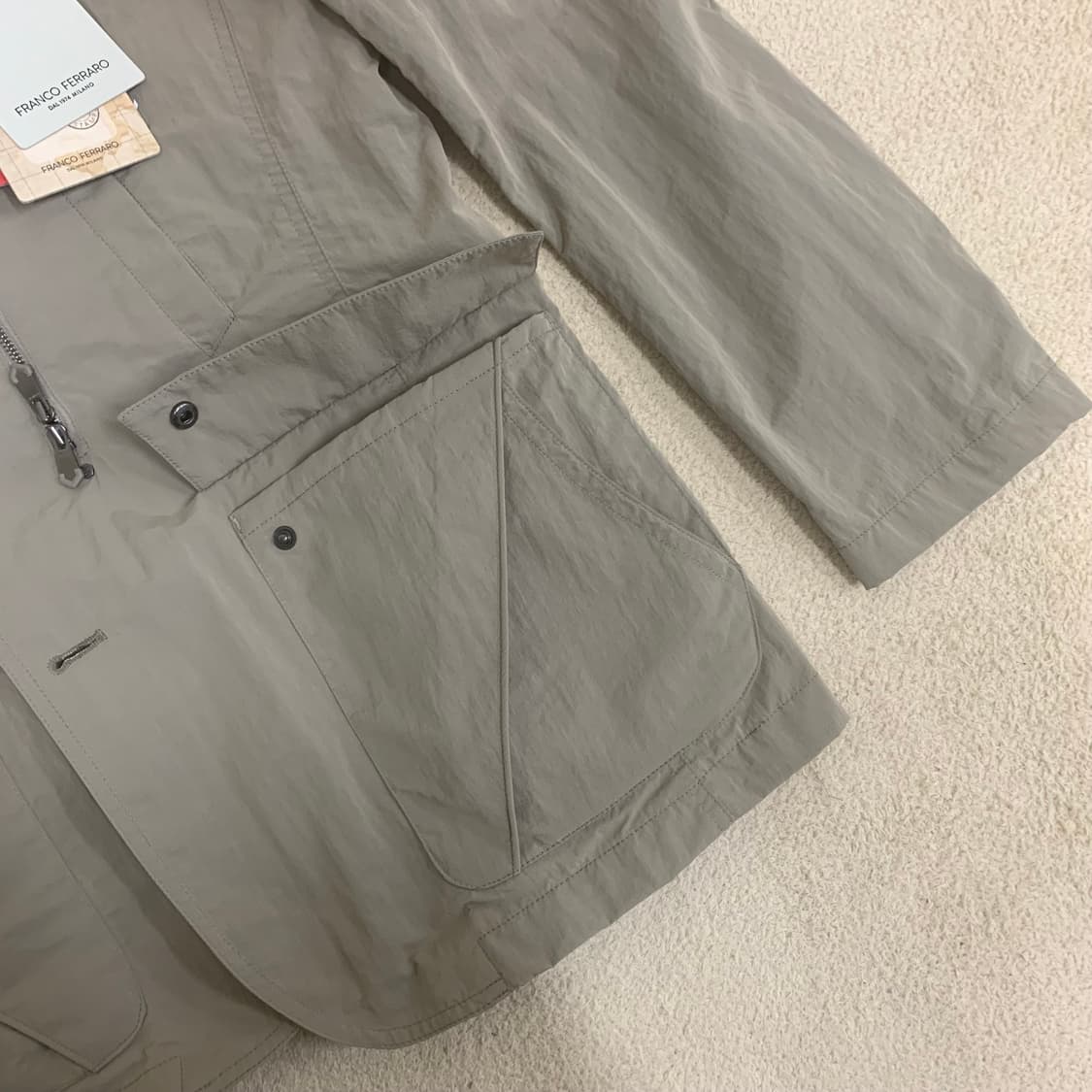 프랑코페라로 아카이브 자켓(105/다크베이지) F.code 나일론 자켓 상품이미지5