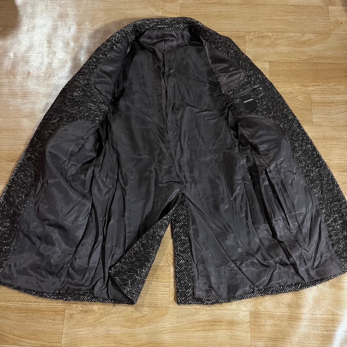 [100] 딸리아또레 헤링본 알파카 코트 상품이미지7