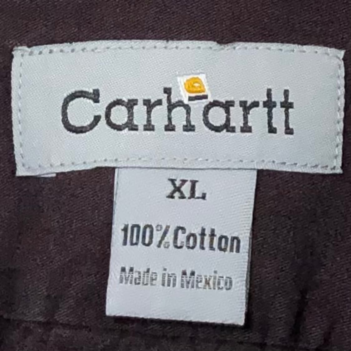 XL 칼하트 버건디 워크 셔츠 상품이미지3