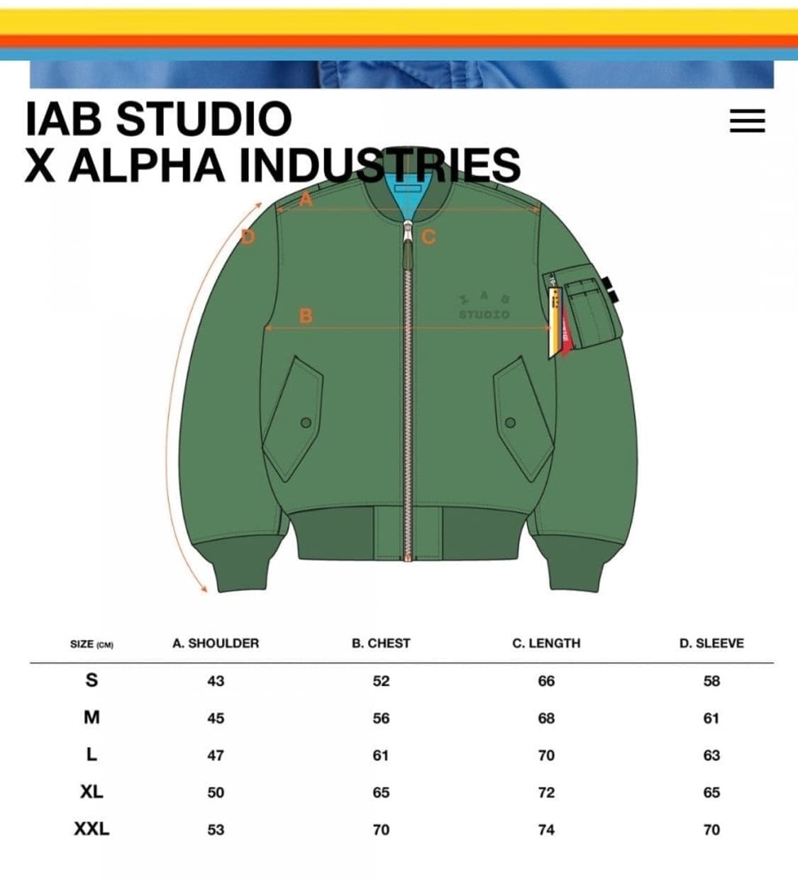 (새상품) IAB x Alpha Industries MA-1 자켓 상품이미지6