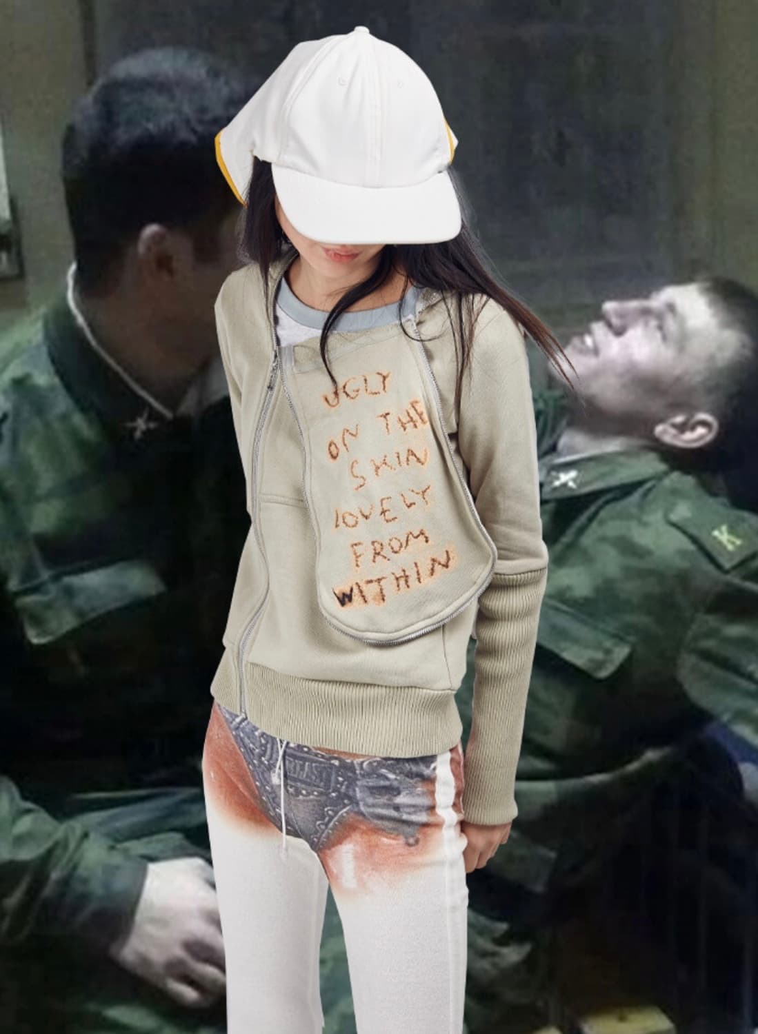 택포) kizip animated mask wing hoodie 상품이미지1