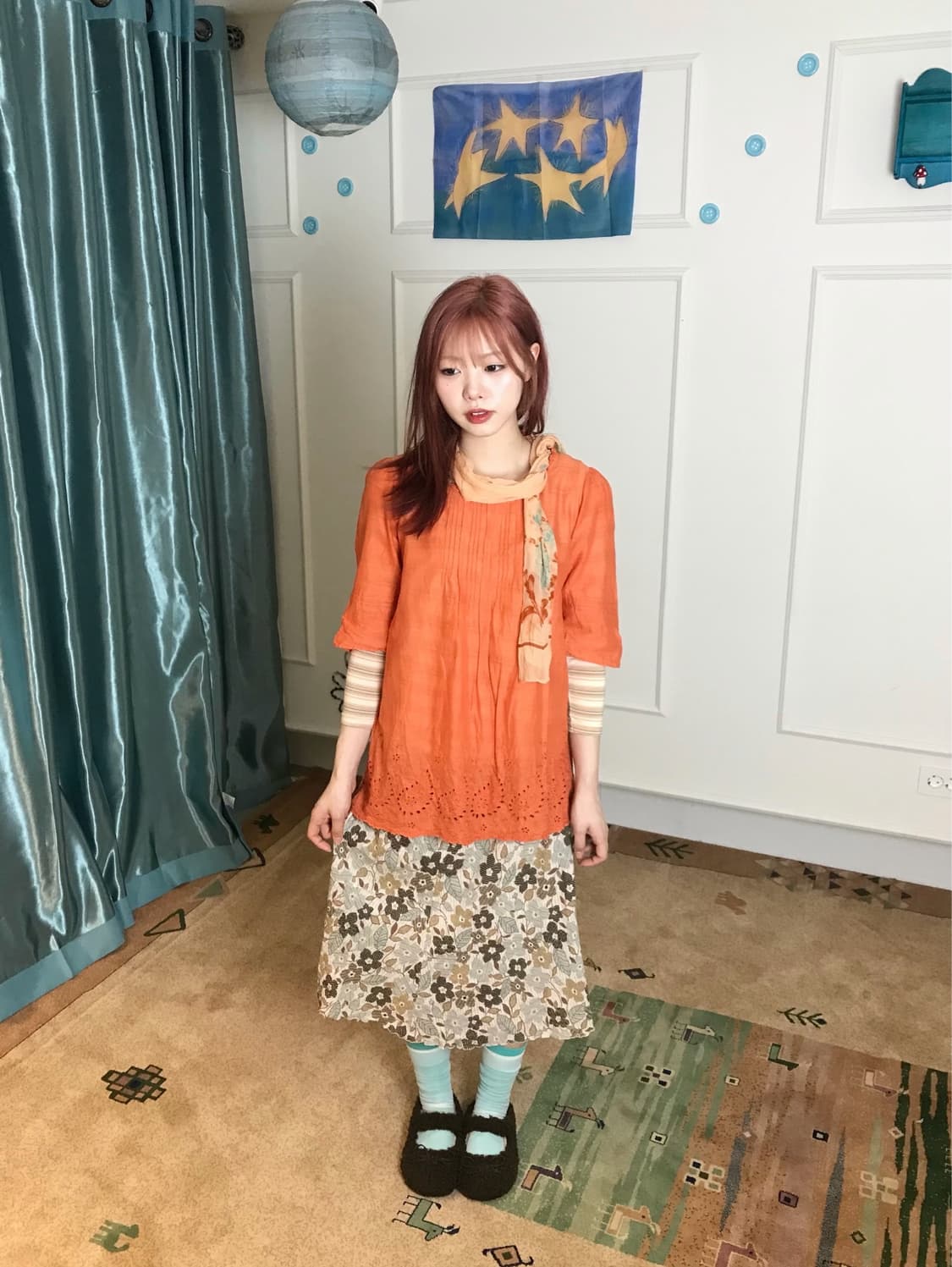 따뜻한 분위기의 보헤미안 모리걸st🍊🧡🥞 상품이미지1