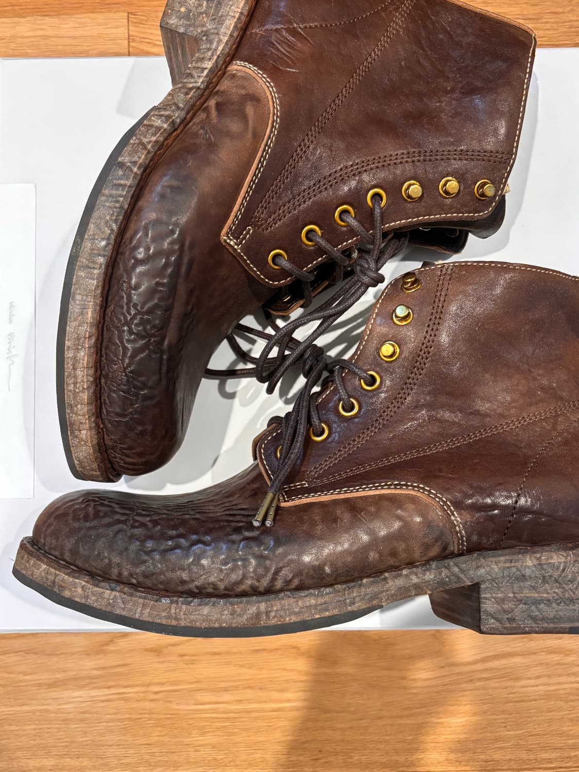 [M10] VISVIM 25AW Virgil Boots 다크브라운 상품이미지2