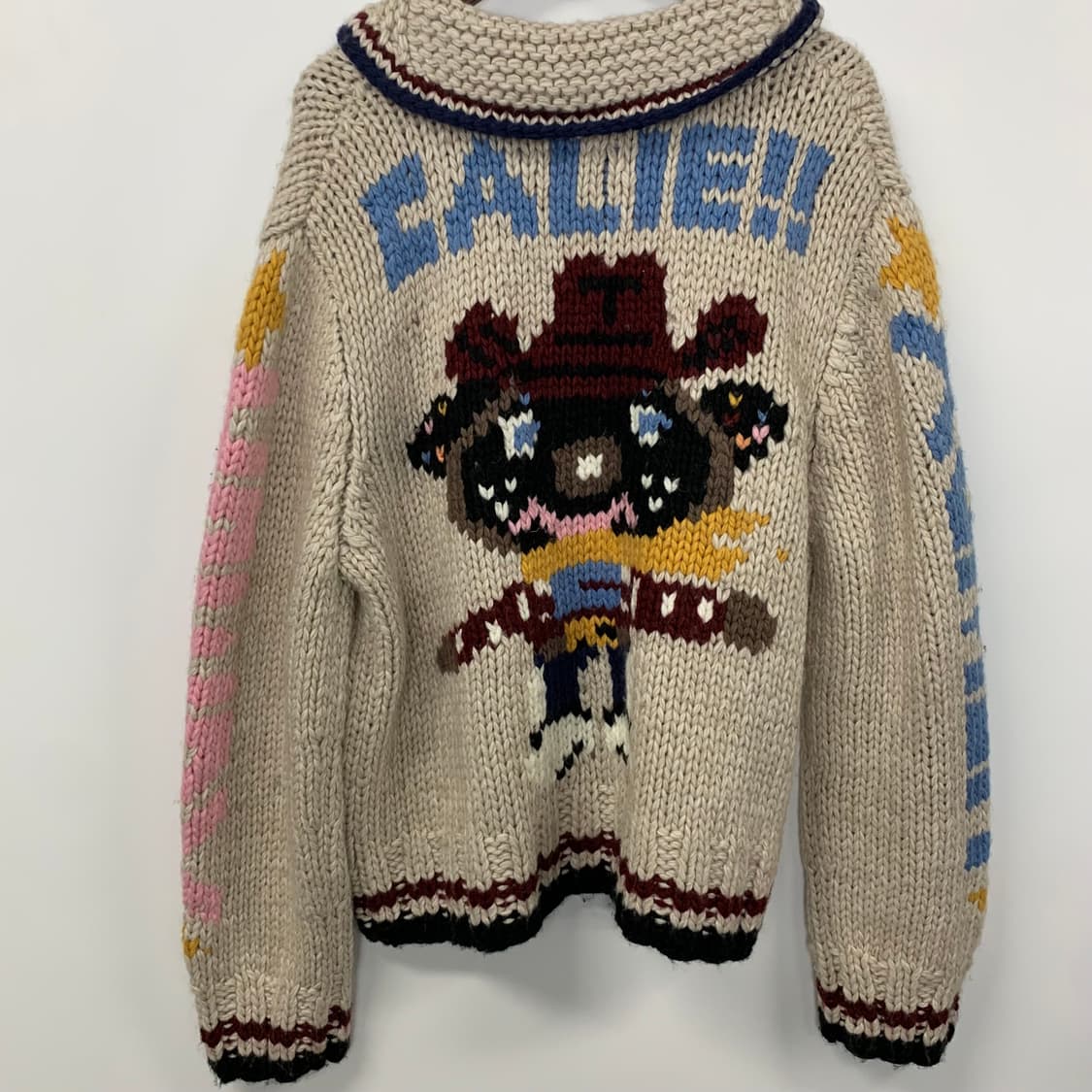 에즈이프캘리 카우걸 테디 코위찬 니트집업  상품이미지4