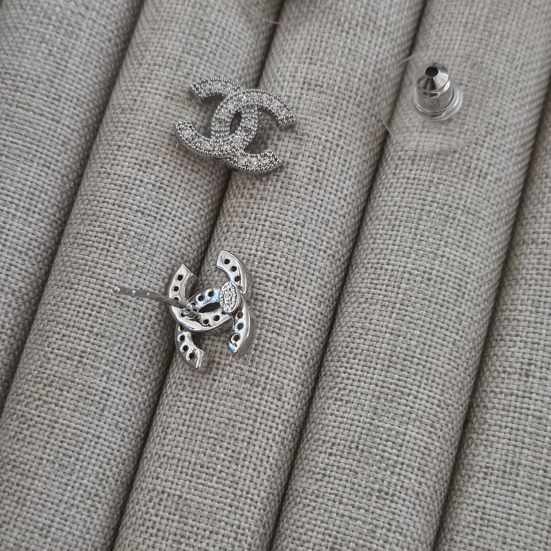 925 샤넬 빈티지 업사이클링 귀걸이 상품이미지3