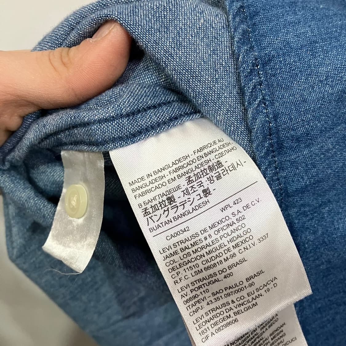 리바이스 데님 웨스턴 셔츠 상품이미지8