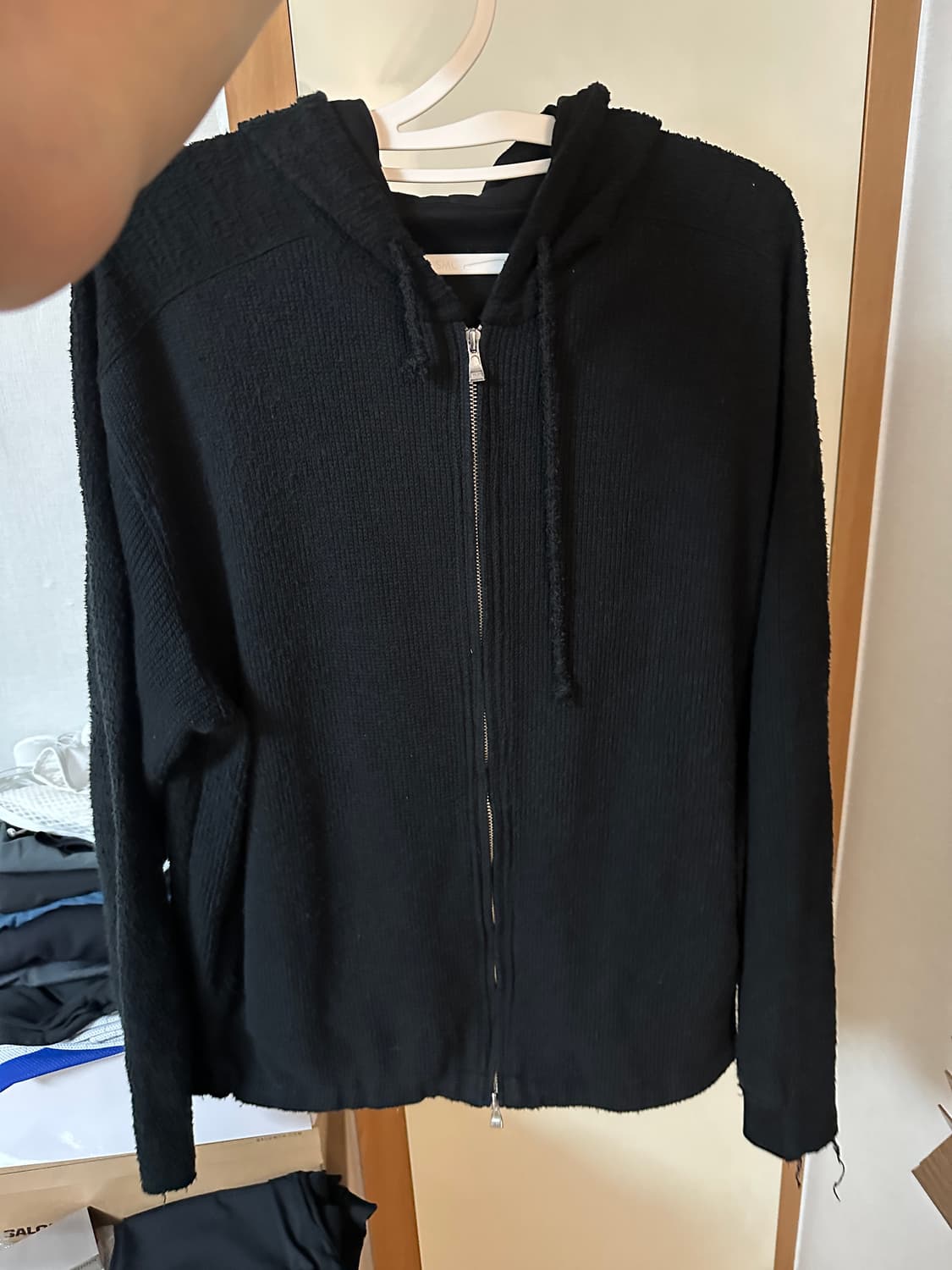 [XL] Xlim EP.7 02 HOODIE ZIP UP (Black) 상품이미지4