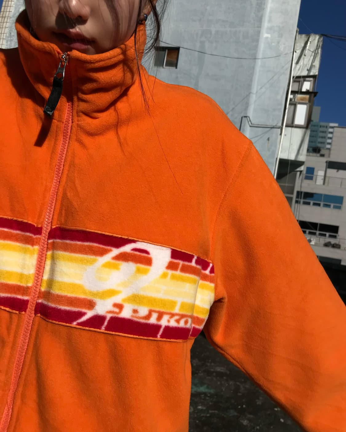 피코 오렌지 오렌지 후리스  상품이미지3