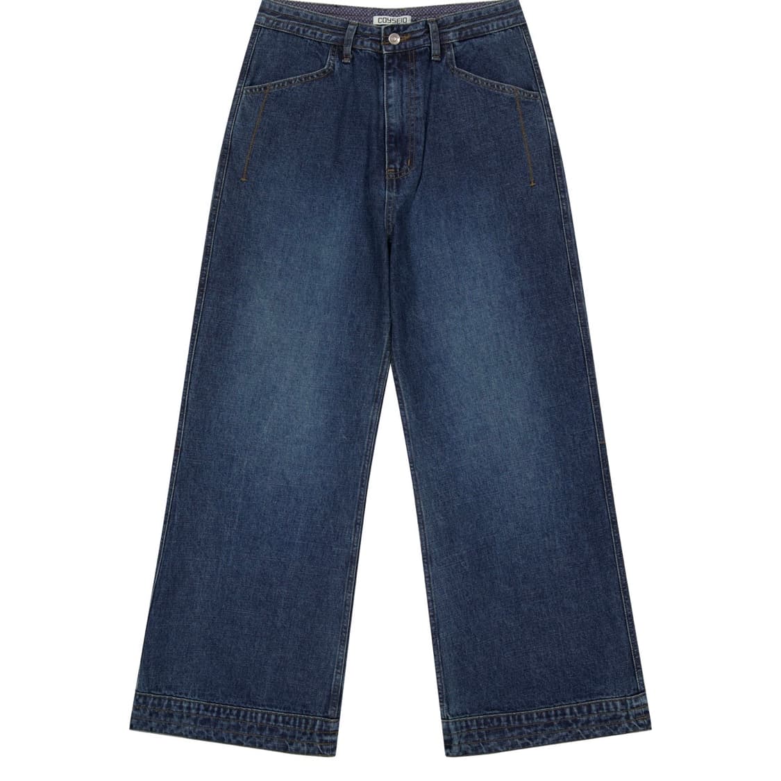 코이세이오 Deep denim pants navy 새상품 상품이미지1