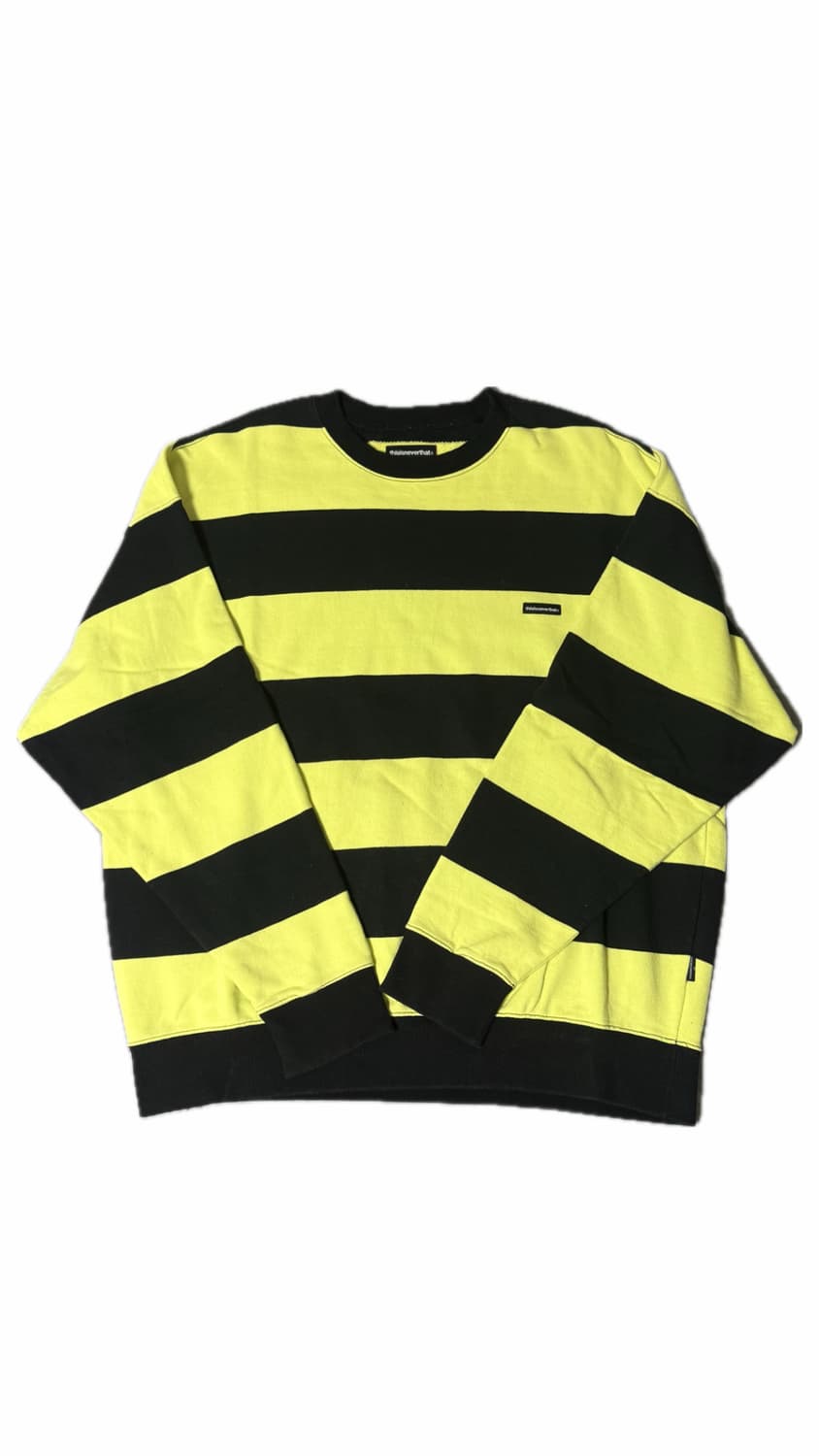 thisisneverthat 네온 스트라이프 맨투맨 상품이미지1