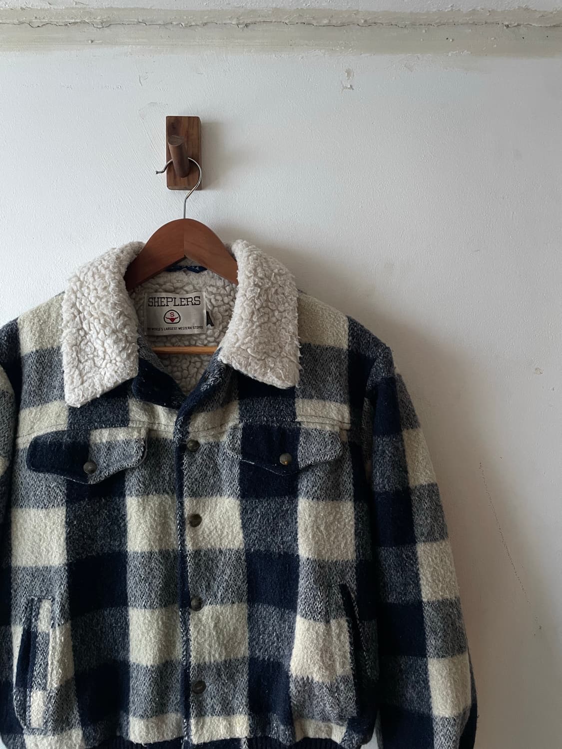 80's USA Vintage Sheplers Wool Sherpa 상품이미지1