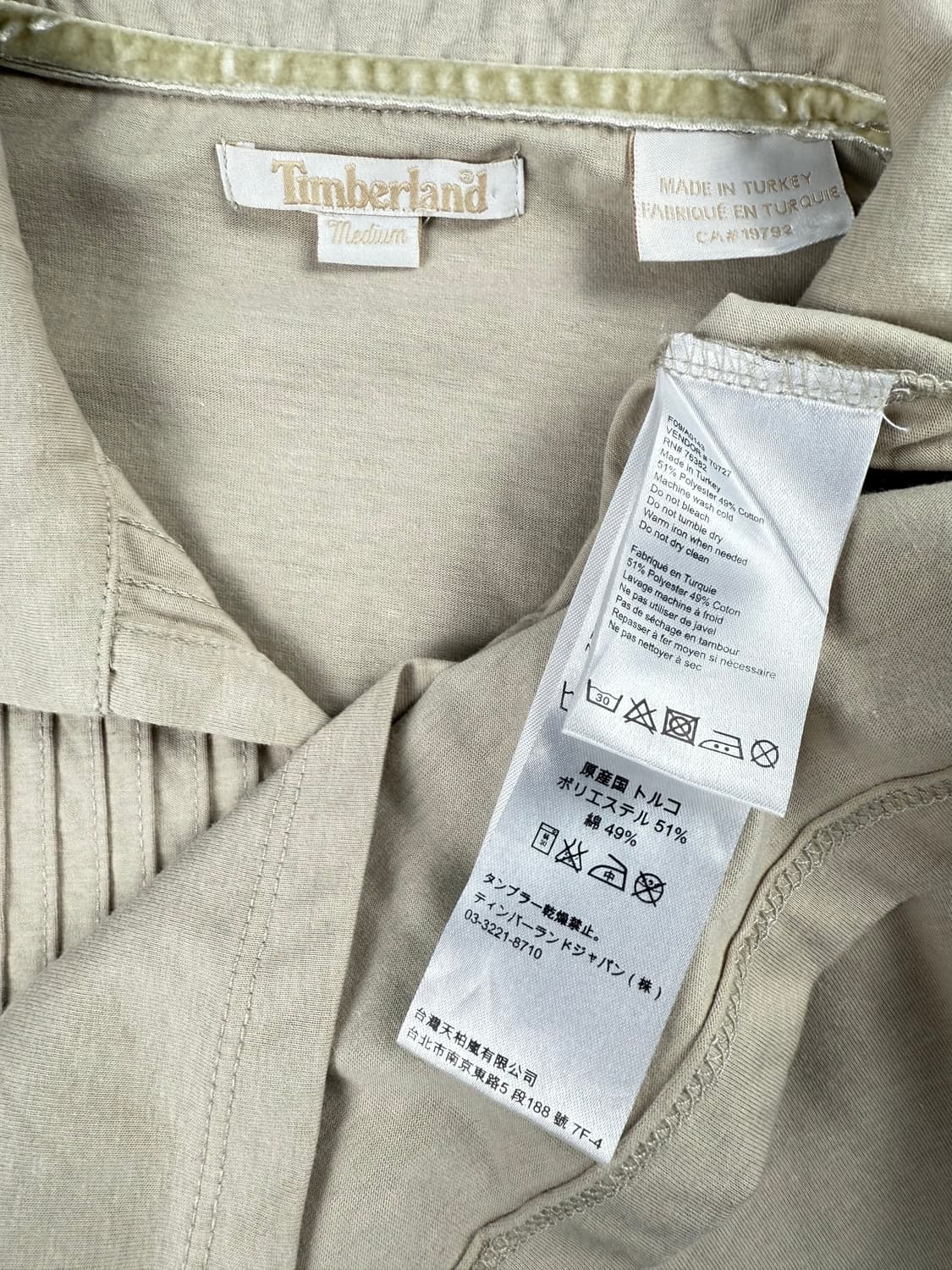 timberland 핀턱 롱슬리브 상품이미지5