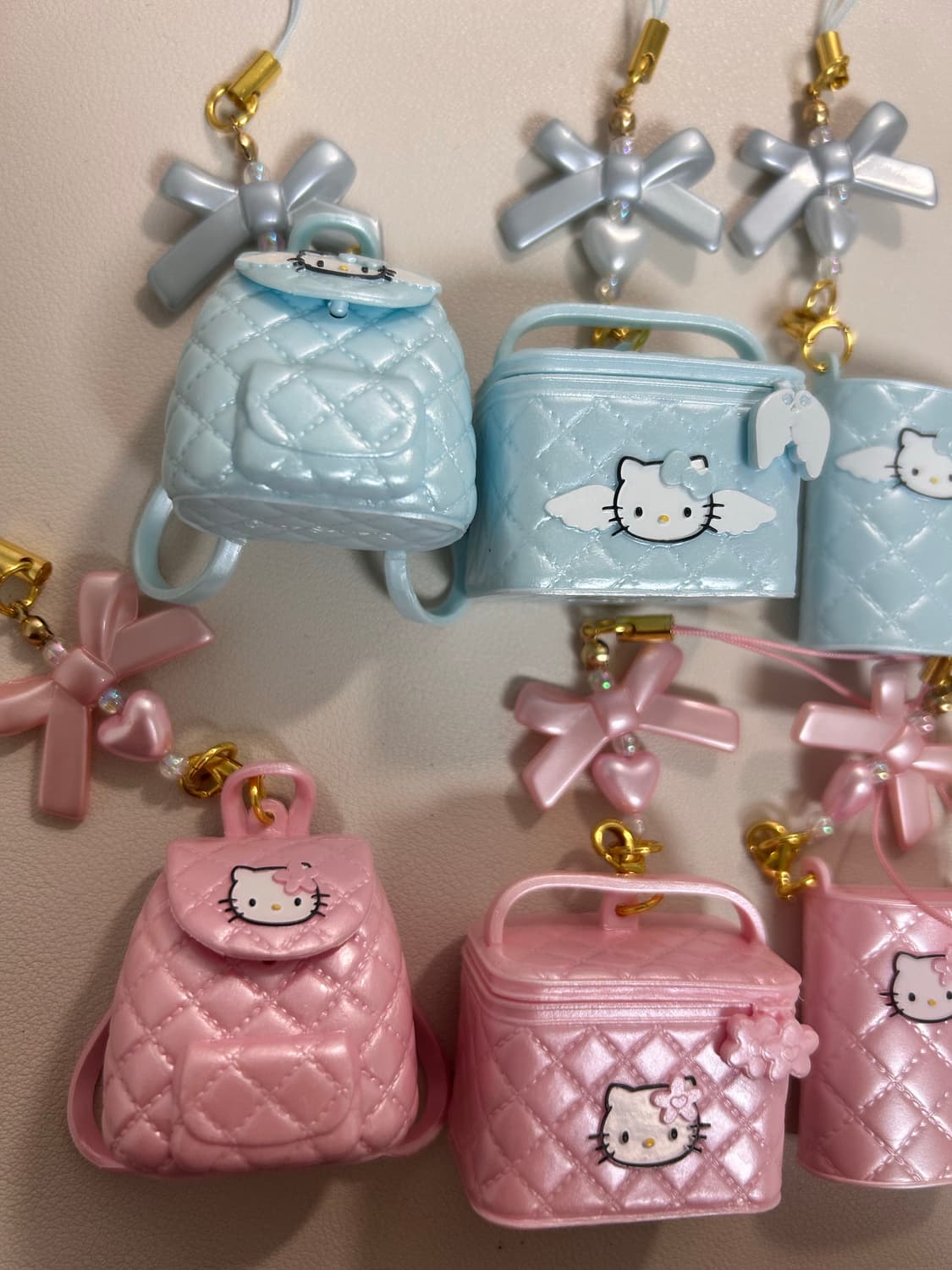 헬로키티 퀼트 스트랩 일괄 상품이미지2