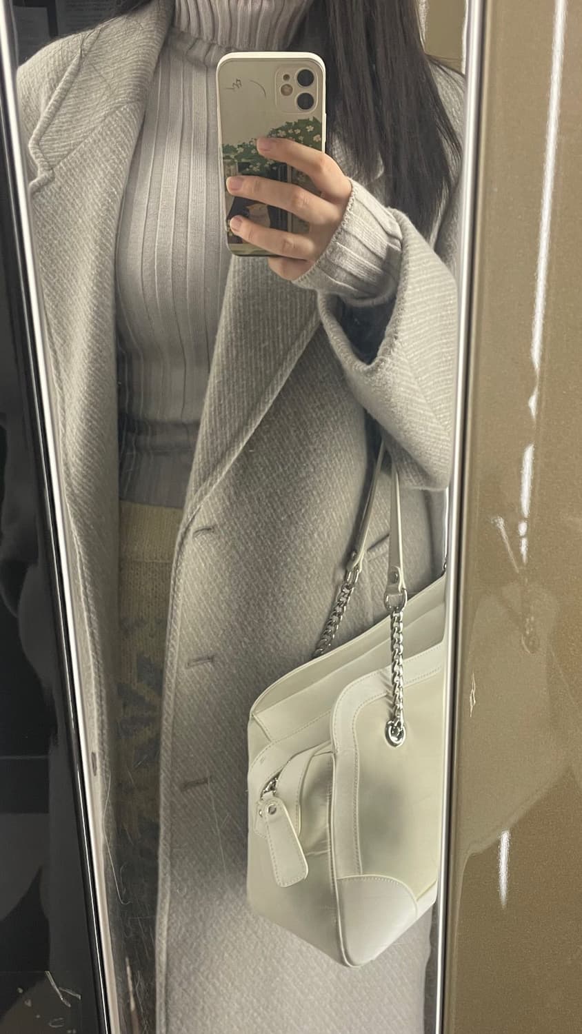 인사일런스우먼 클래식 맥시 코트 베이지 상품이미지6