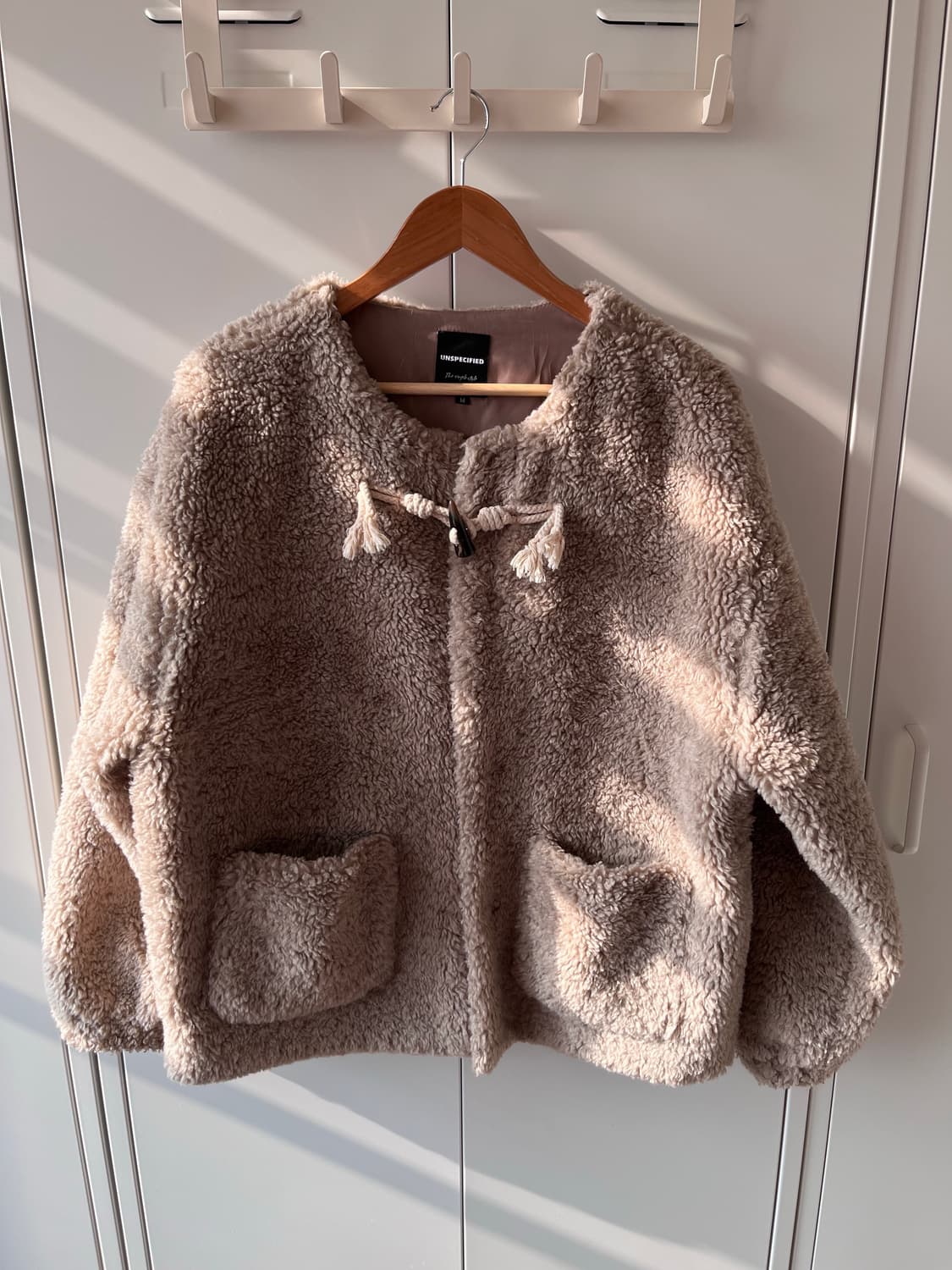 Unspecified 원버튼 뽀글이 양털 퍼자켓 상품이미지7