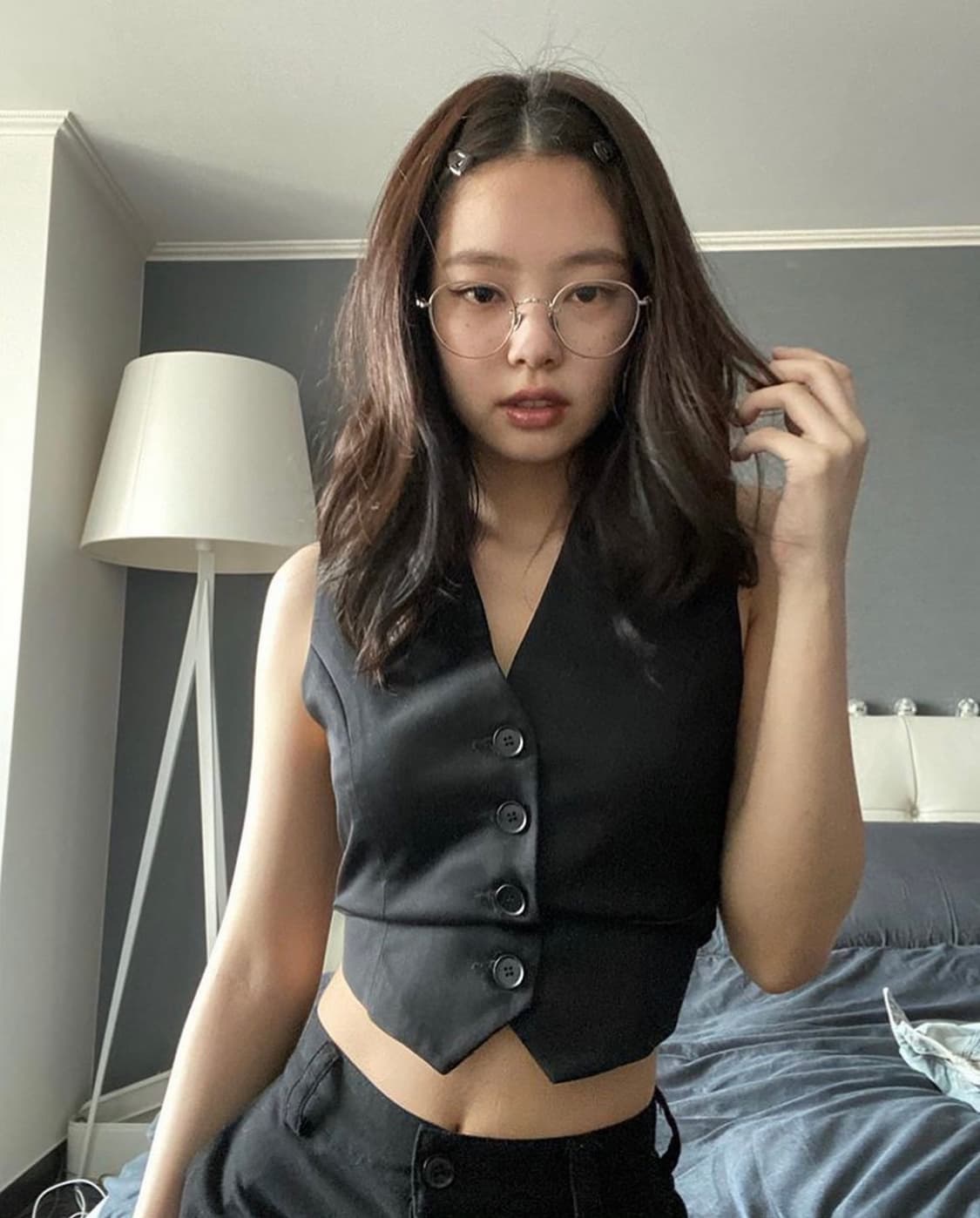 Curetty vest 큐리티 조끼 (제니 착용) 상품이미지1