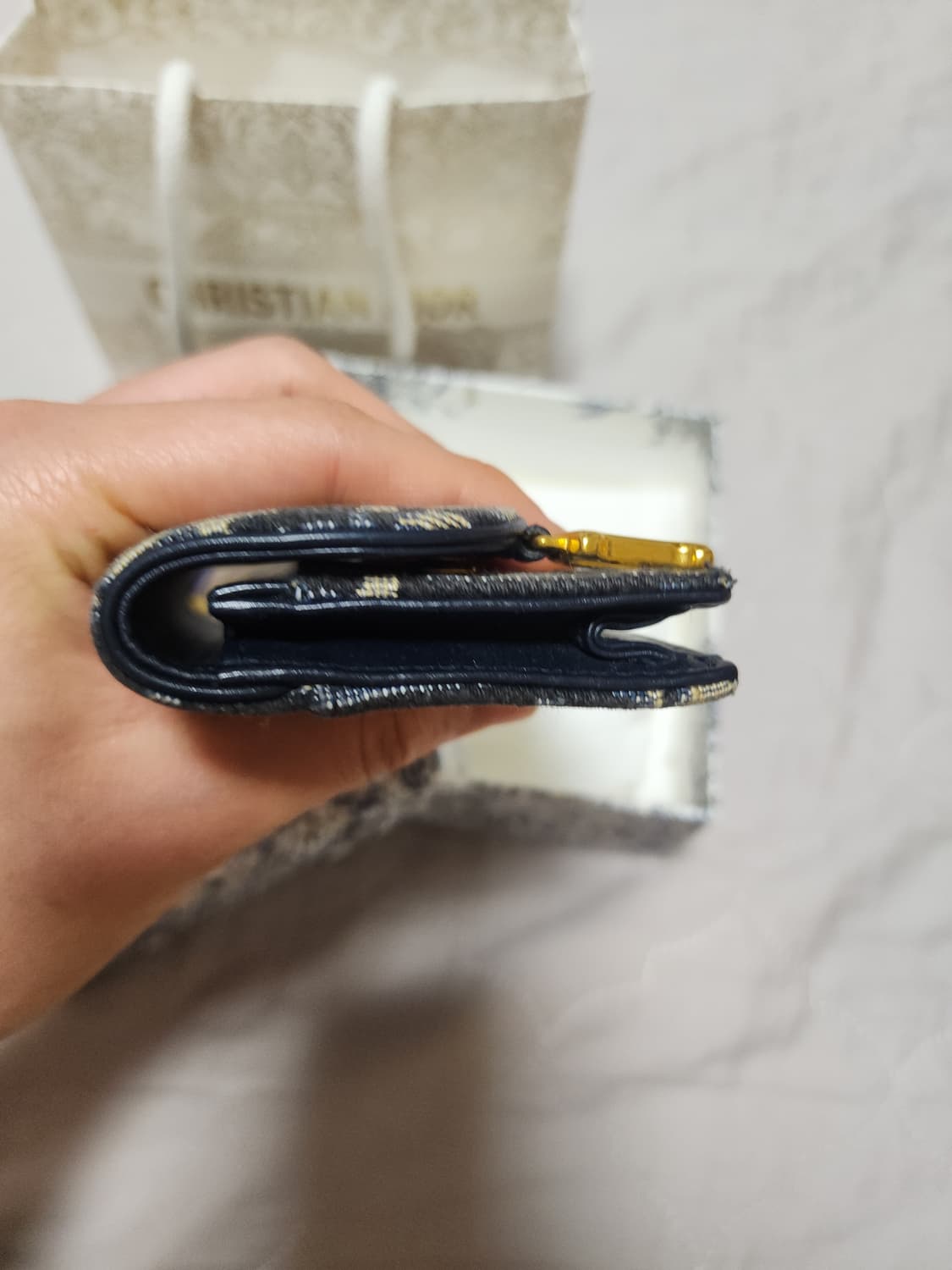 [풀박스]디올 오블리크 새들 카드지갑 상품이미지7