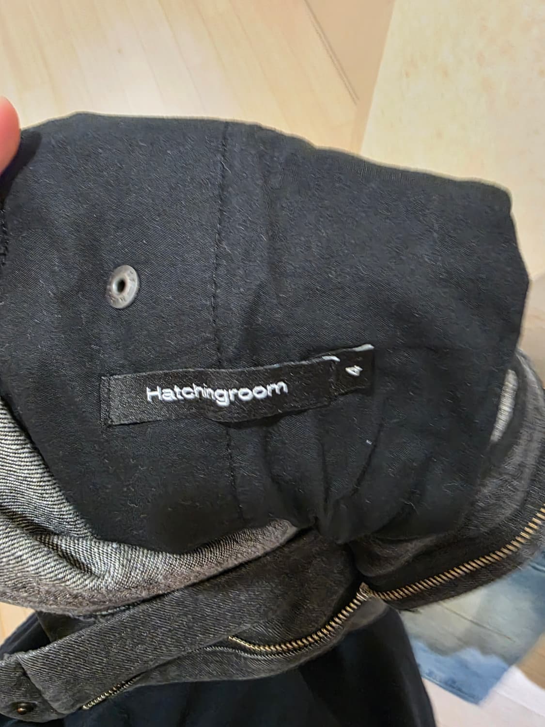 해칭룸 스노우 오버 데님 팬츠 상품이미지3