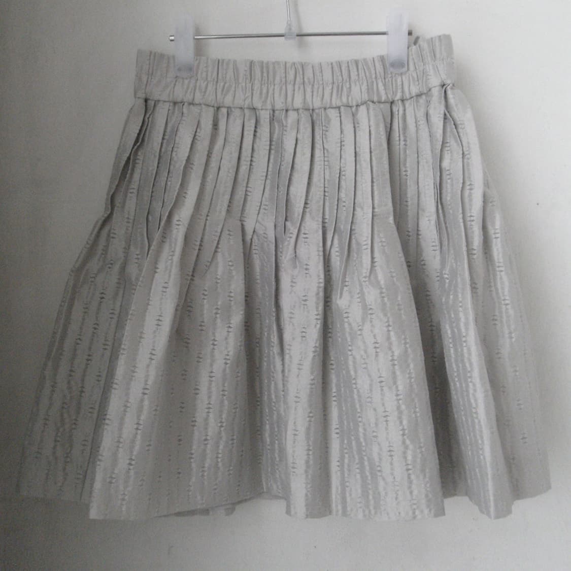 silver pintuck skirt 상품이미지2