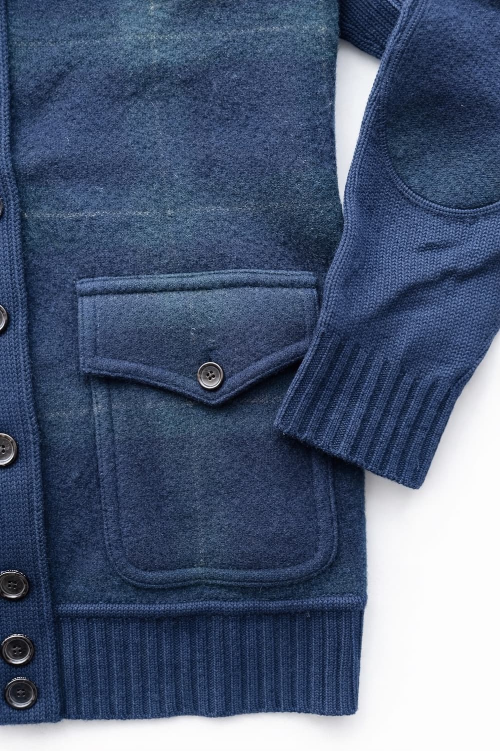 폴로 블랙와치 숄카라 가디건 상품이미지4