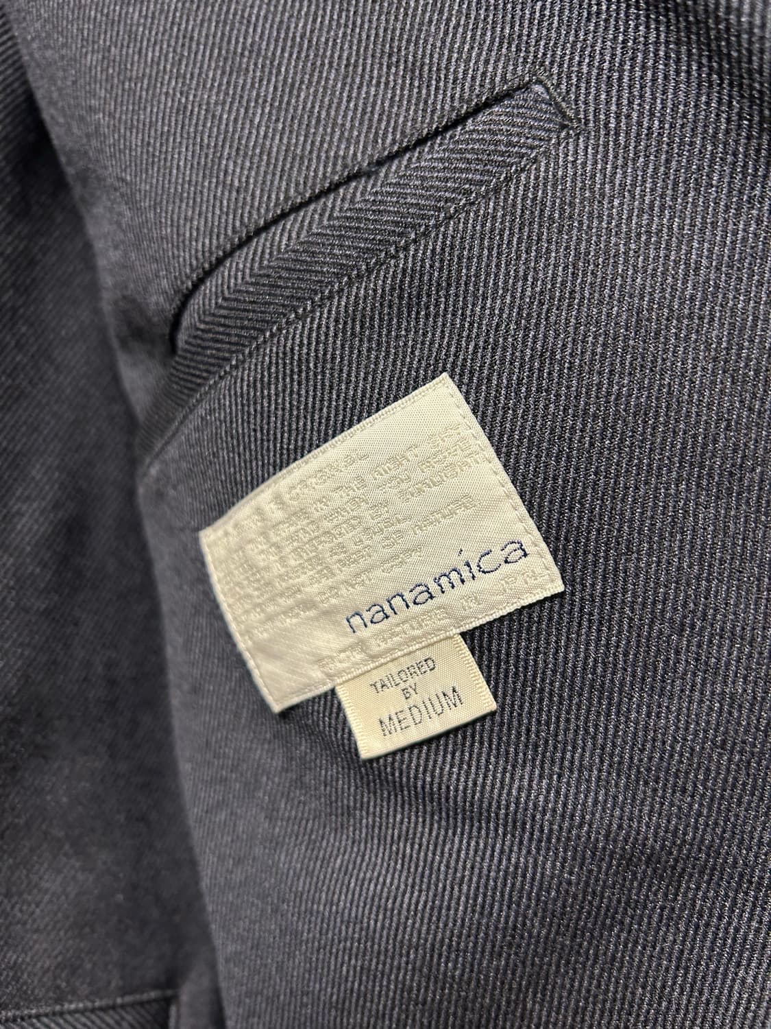 나나미카 울 테일러드 셋업 상의 미디엄 하의 32 상품이미지3