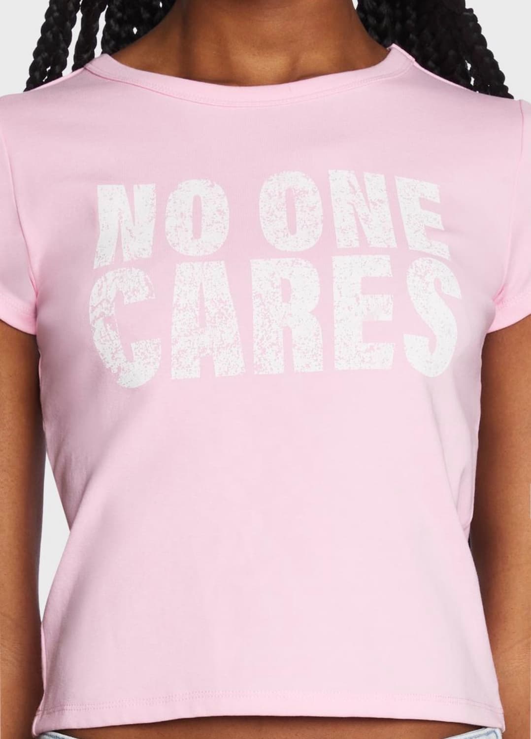 Dolls Kill / Generation Kiss 베이비핑크 반팔티셔츠 상품이미지2