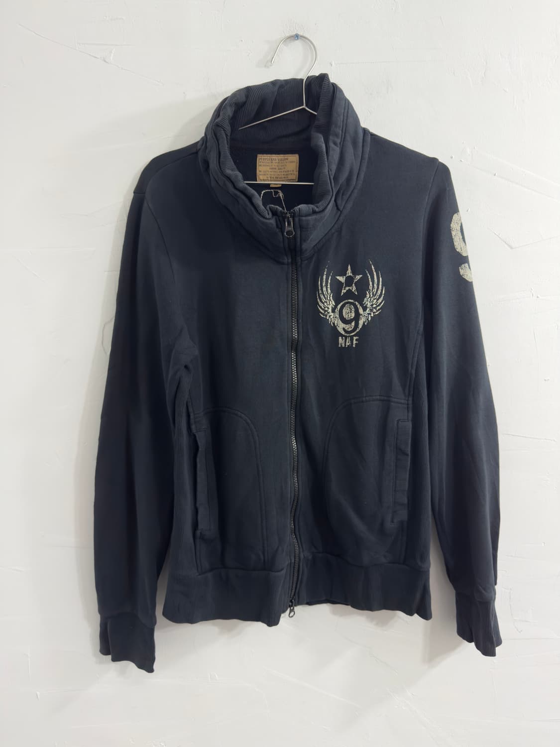 purple&yellow printing twoway zipup 상품이미지1