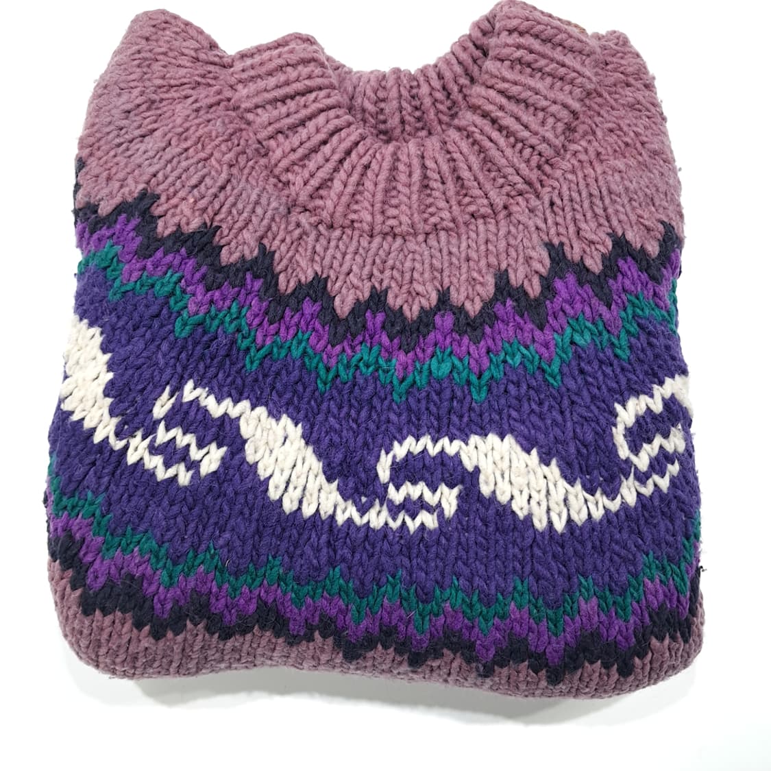 CL124 XL/2XL 에콰도르판 울 헤리티지 패턴 청키 니트 상품이미지6