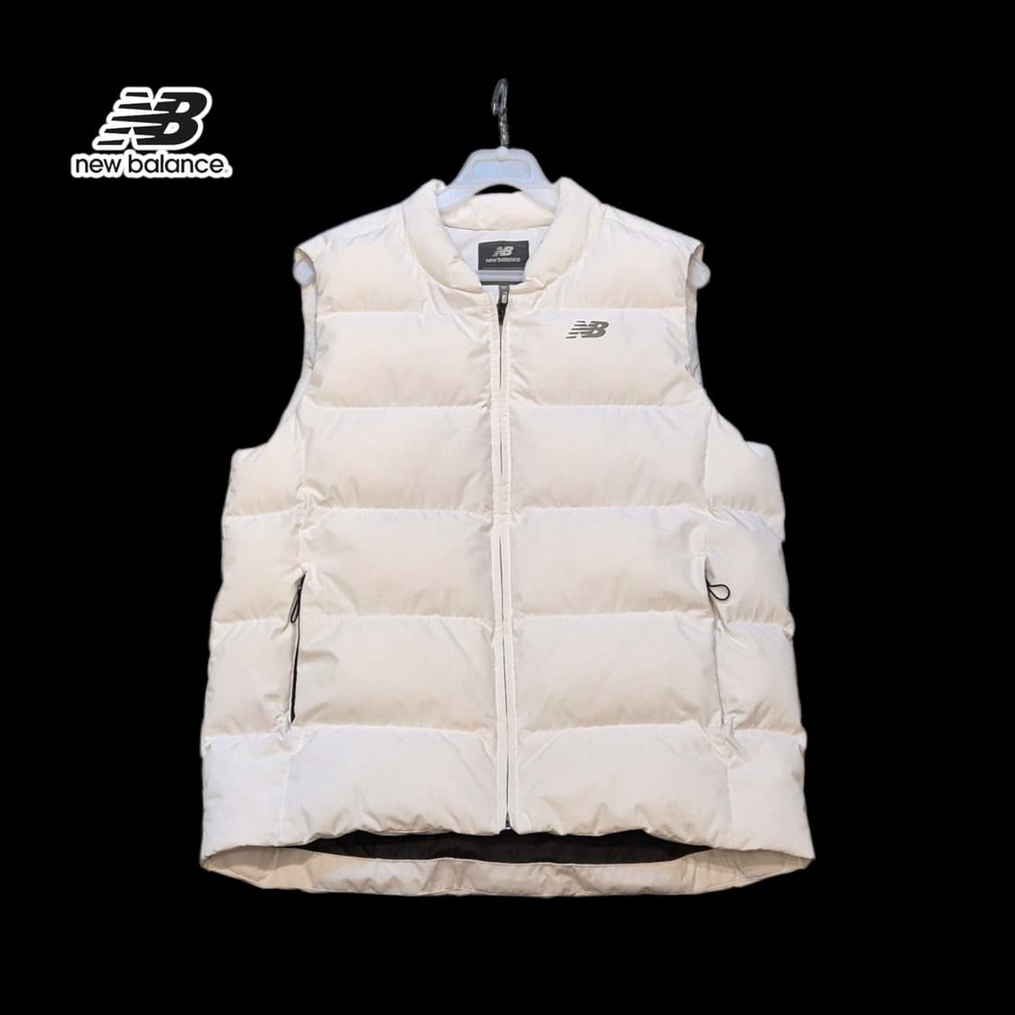 S 뉴발란스 화이트 패딩조끼  상품이미지1