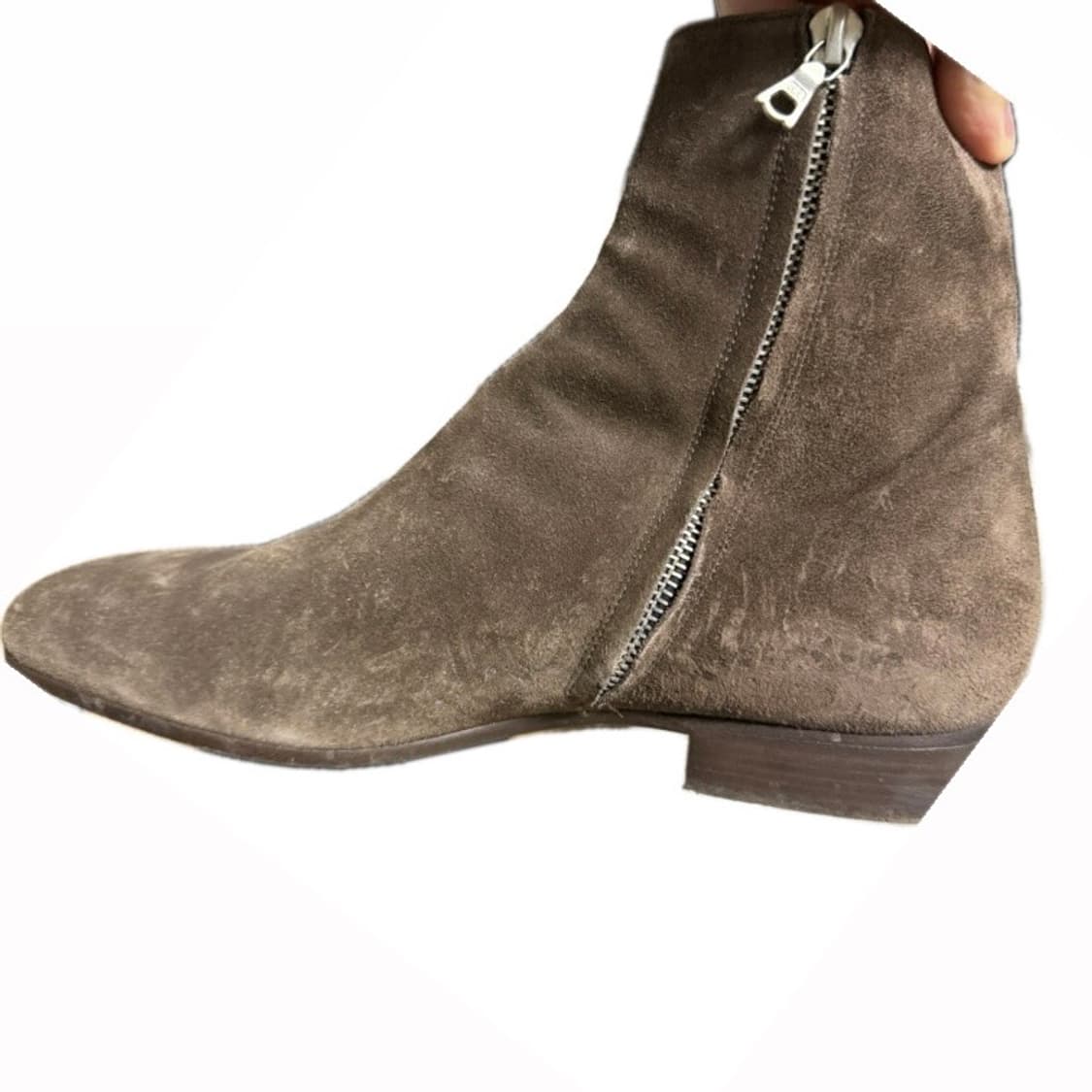 드리스 반 노튼 스웨이드 부츠 상품이미지2