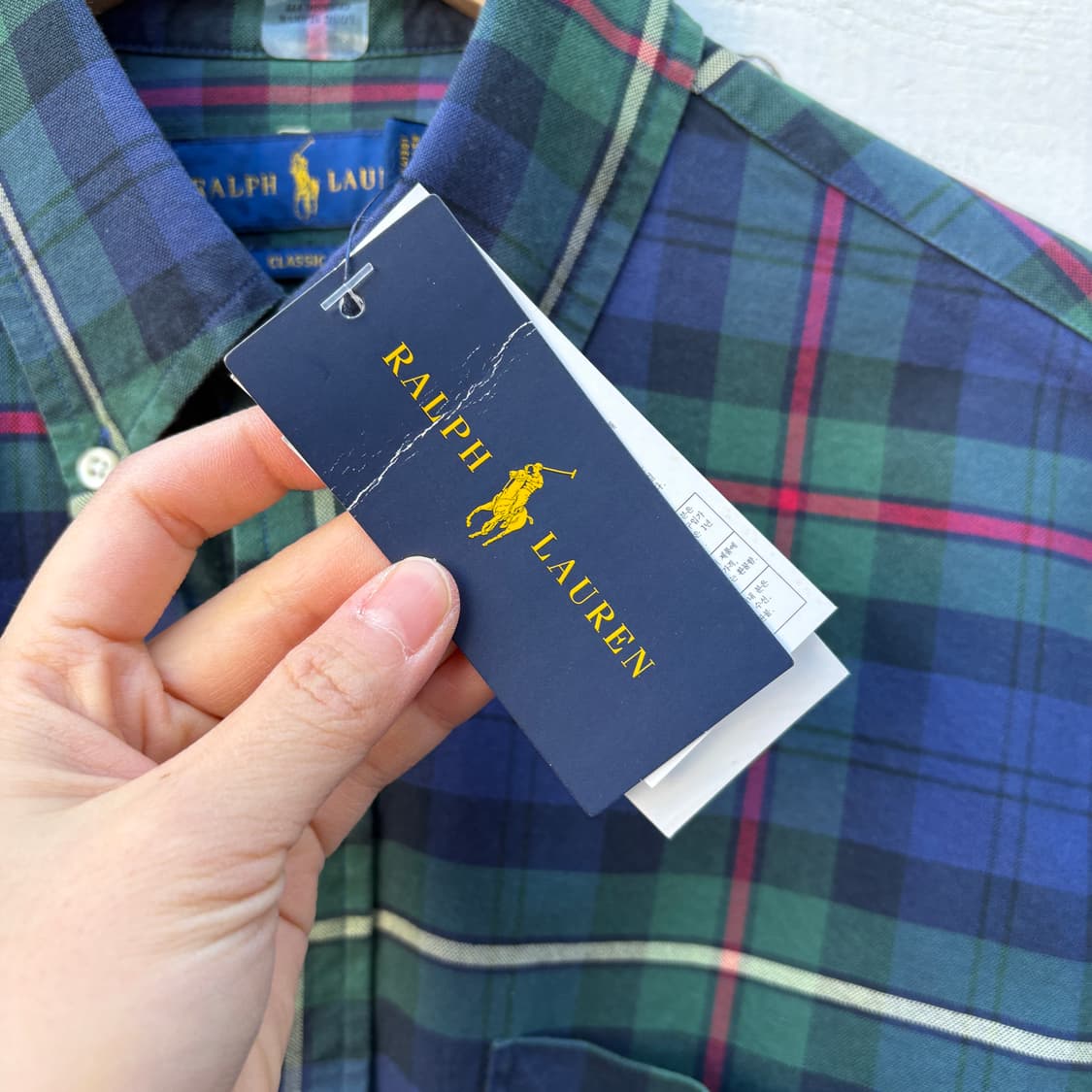 Polo 폴로 체크 셔츠 (새상품) 상품이미지5