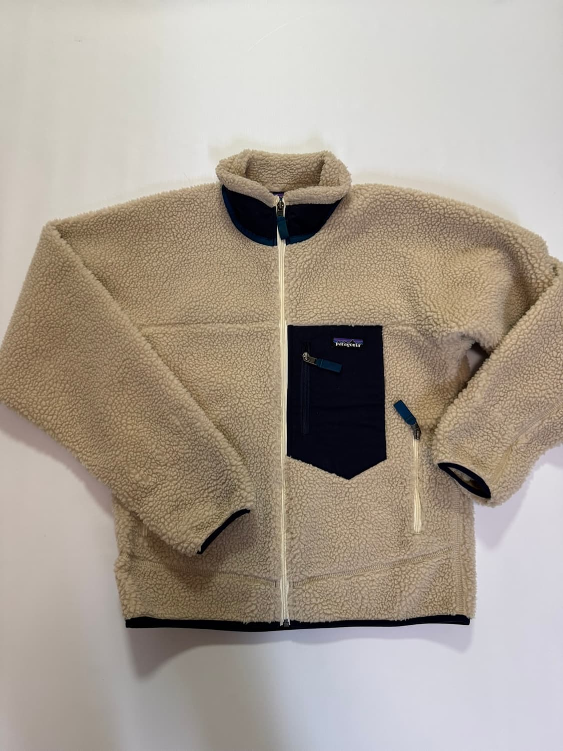 파타고니아 베이지 후리스 집업(S사이즈) 상품이미지1