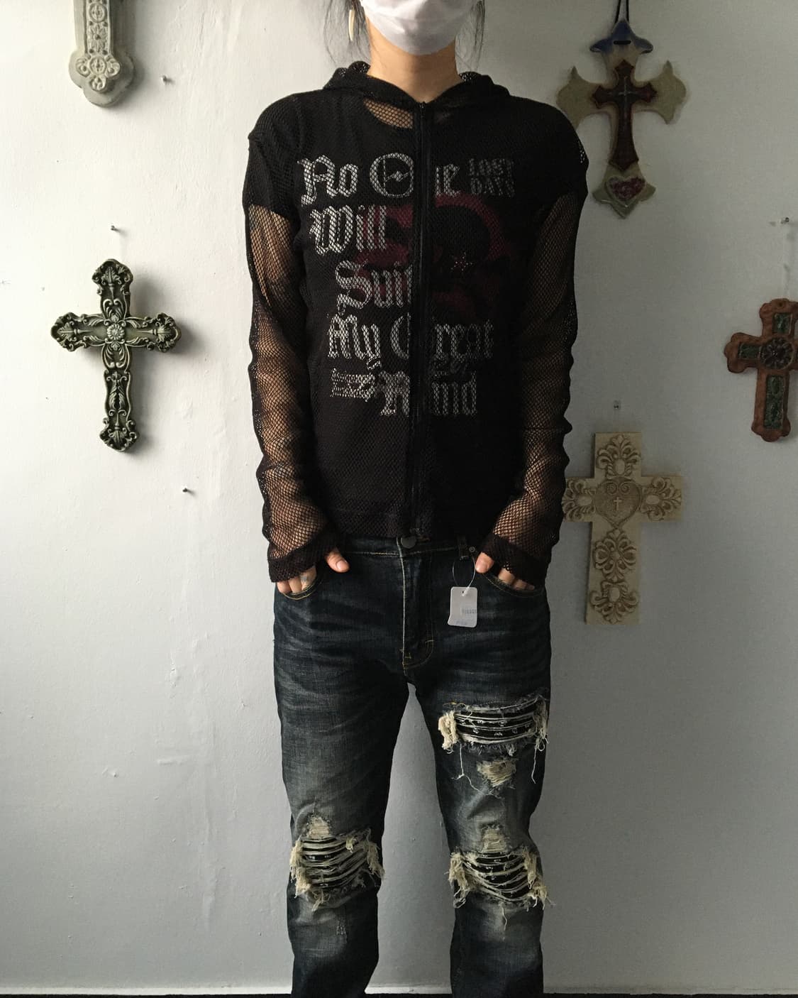 Punching hood zip up 상품이미지1