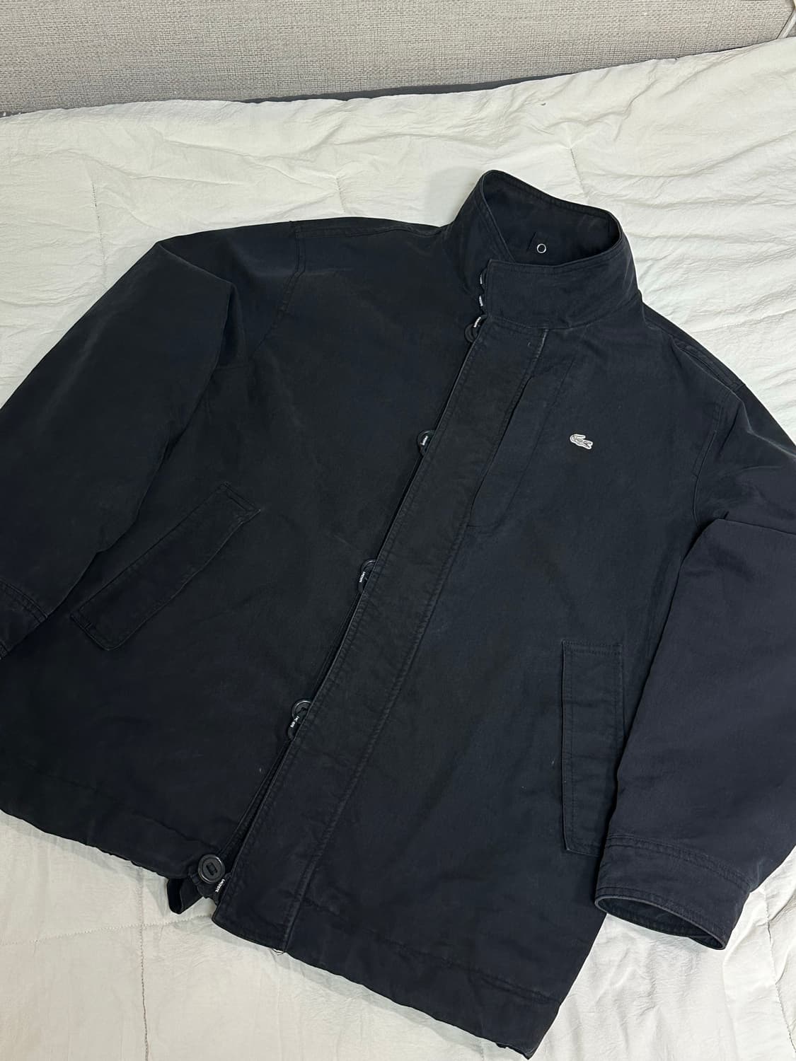 00s 라코스테 하이넥 버튼 자켓 라지 상품이미지1