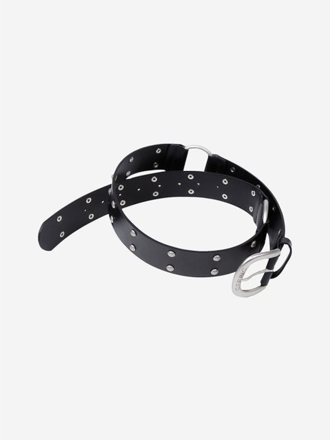 Cerric 세릭 TWO RING RIVET BELT BLACK 상품이미지1