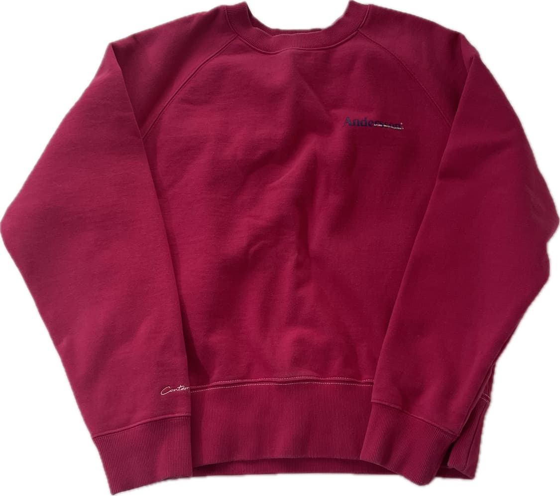 Andersson 핑크 맨투맨 상품이미지2