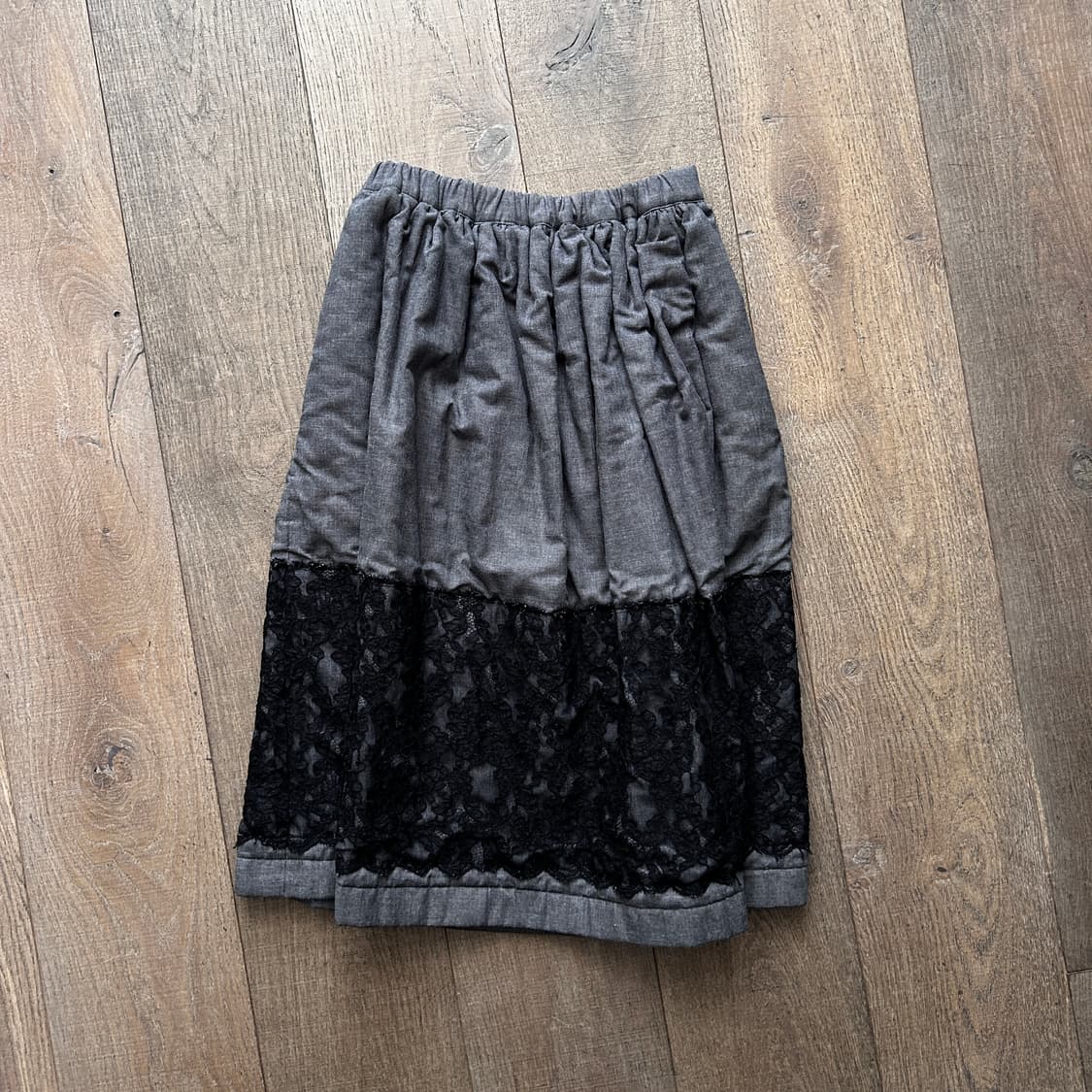 Floral Lace Padded Skirt 상품이미지7
