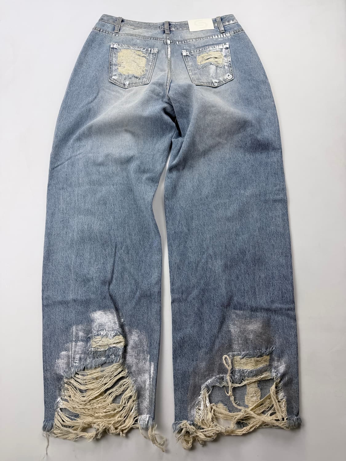 세릭 cerric SILVERY DESTROYED 데님팬츠 상품이미지6