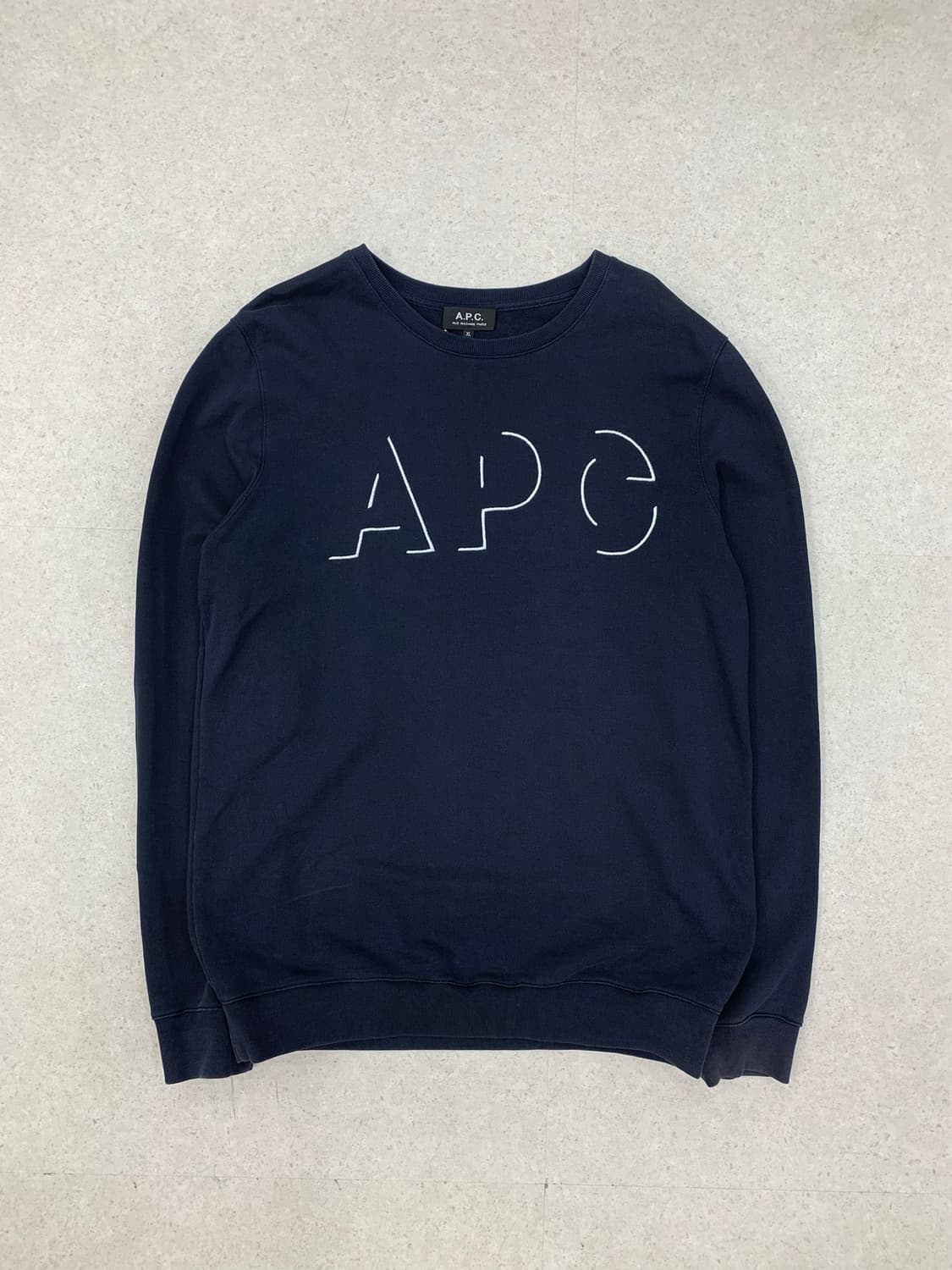 A.P.C 아페쎄 빅로고 스웻셔츠 상품이미지1