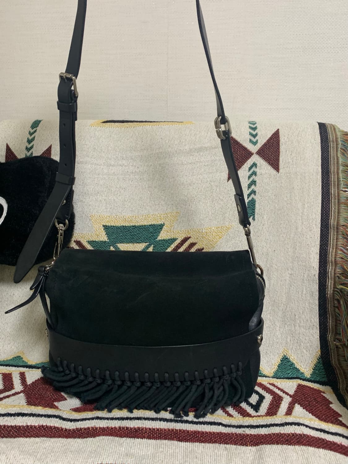 3.1 PHILLIP LIM 필립림 블랙레더/스웨이드 크로스백 상품이미지8