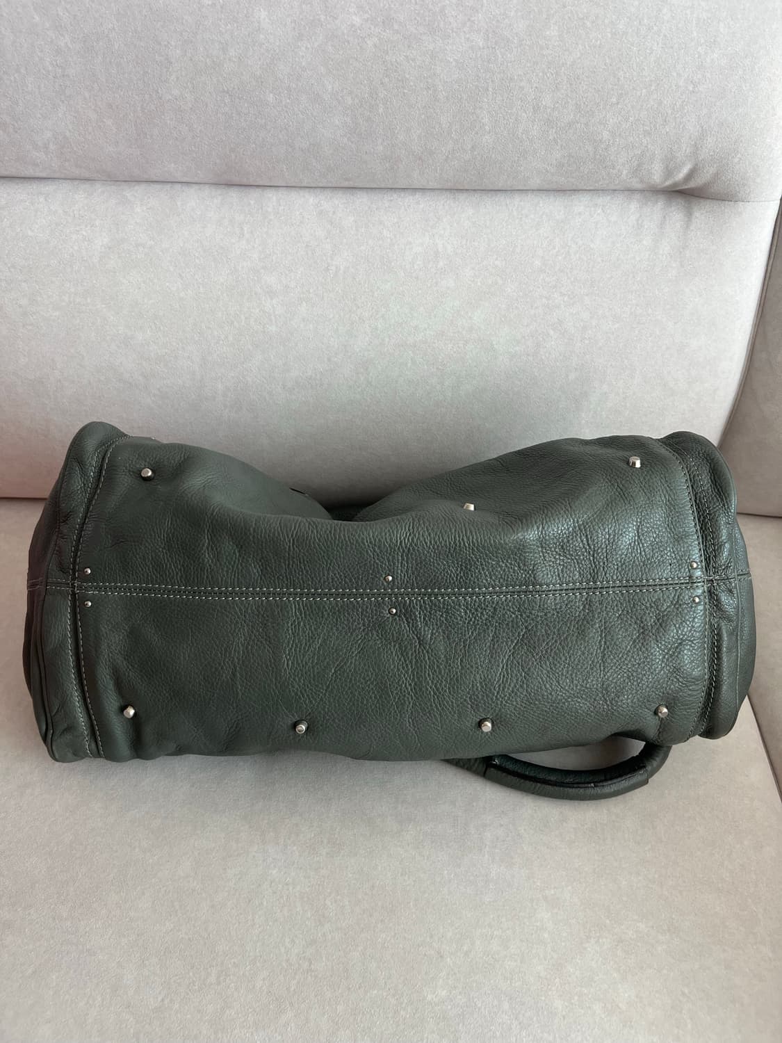 정품 끌로에 패딩턴백 라지 그레이카키색상 에토프 실버 상품이미지5