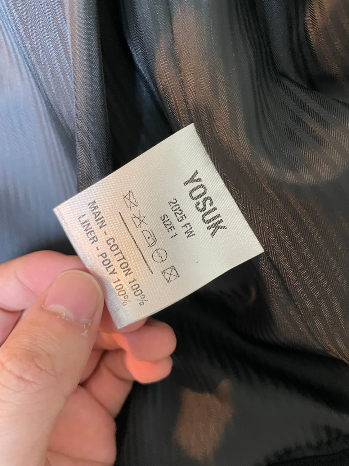 [1사이즈] 요석 S button jacket (Black) 상품이미지6