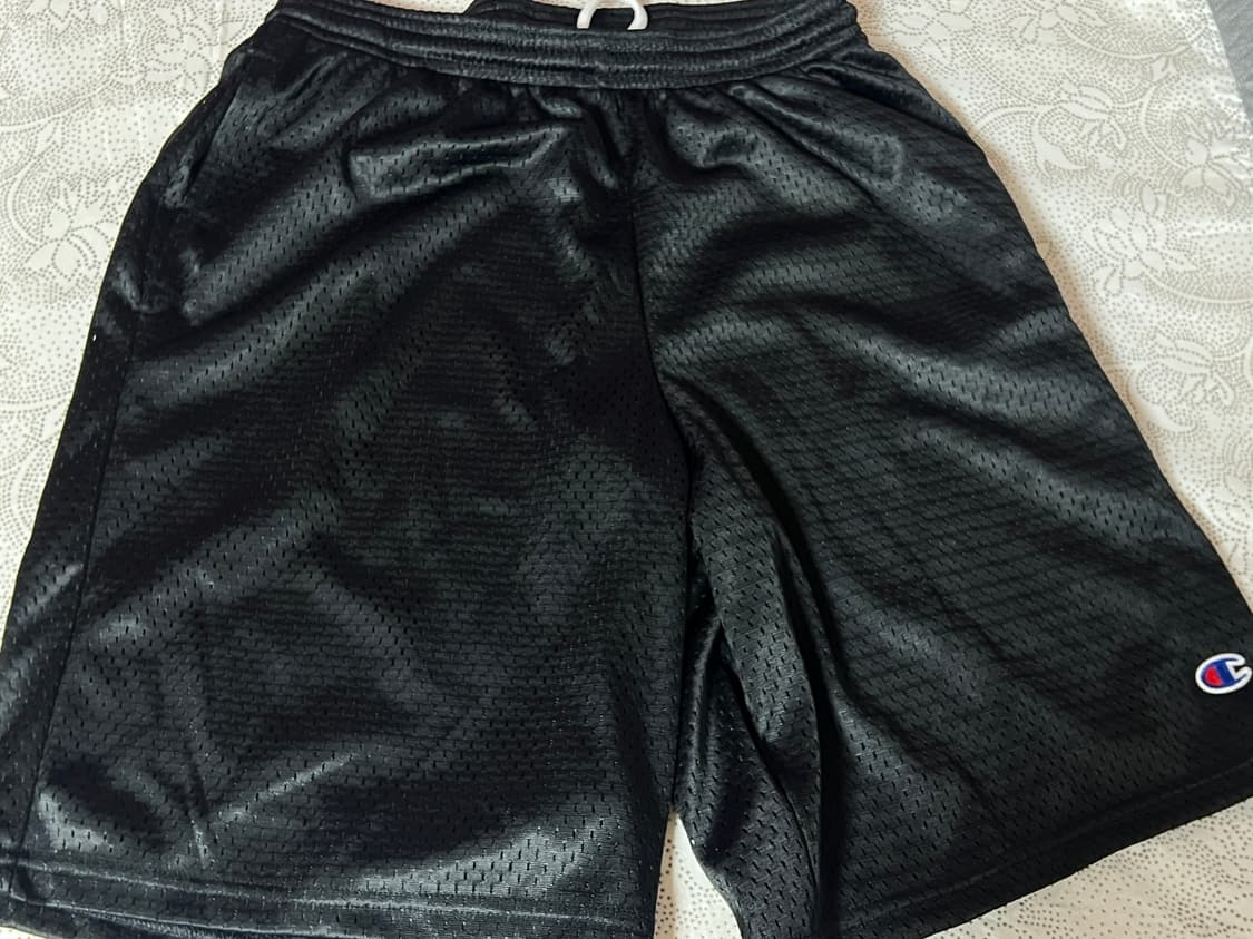 챔피온 바지 메쉬 쇼츠 반바지 블랙 S 상품이미지3