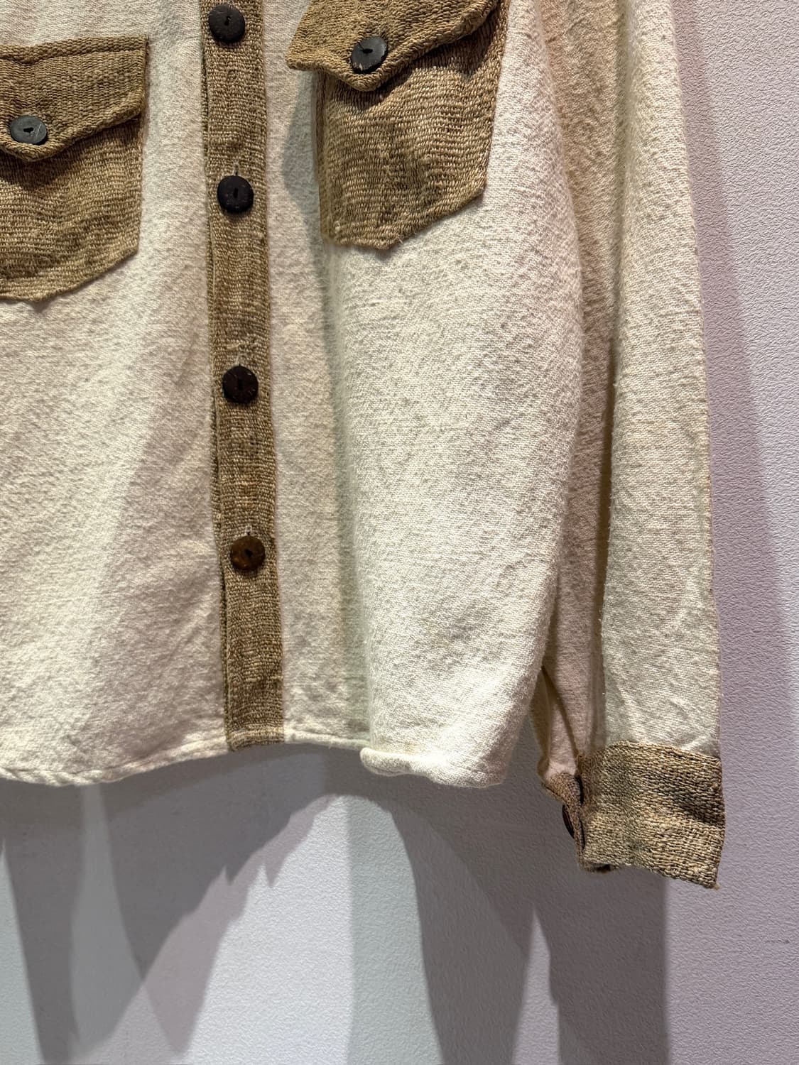 Vintage Western Style Texture Shirt 상품이미지4