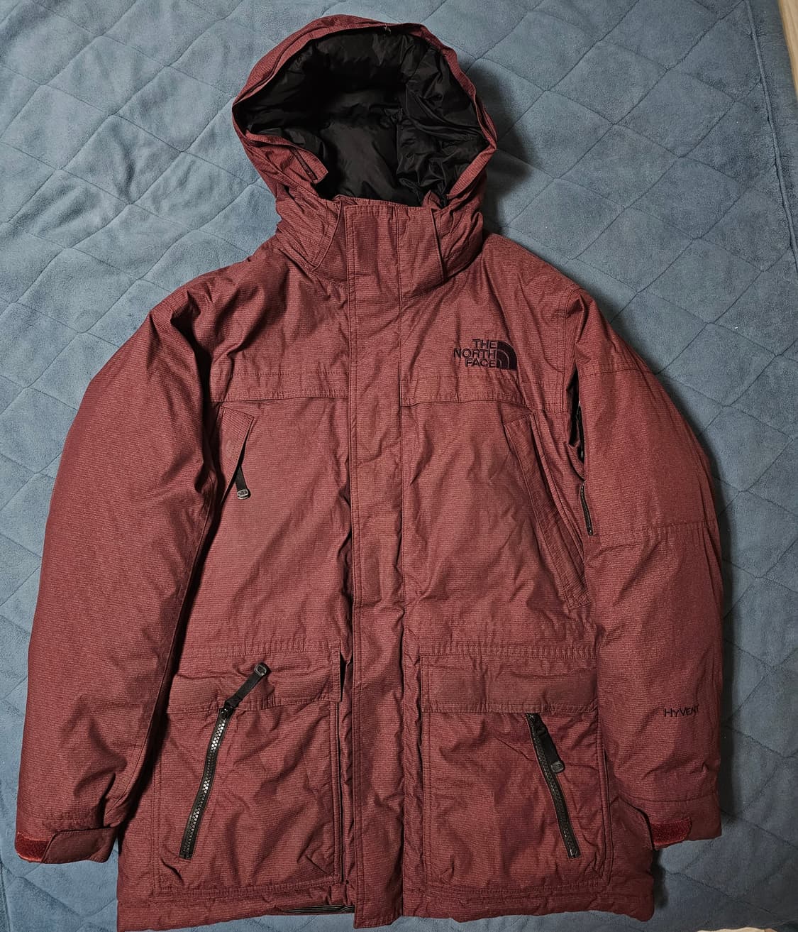 노스페이스 구스다운 패딩 버건디 상품이미지1