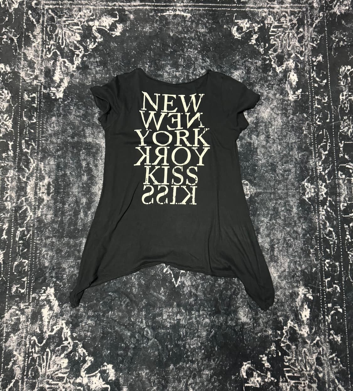 Cubic Printed Design Short Sleeve 상품이미지4