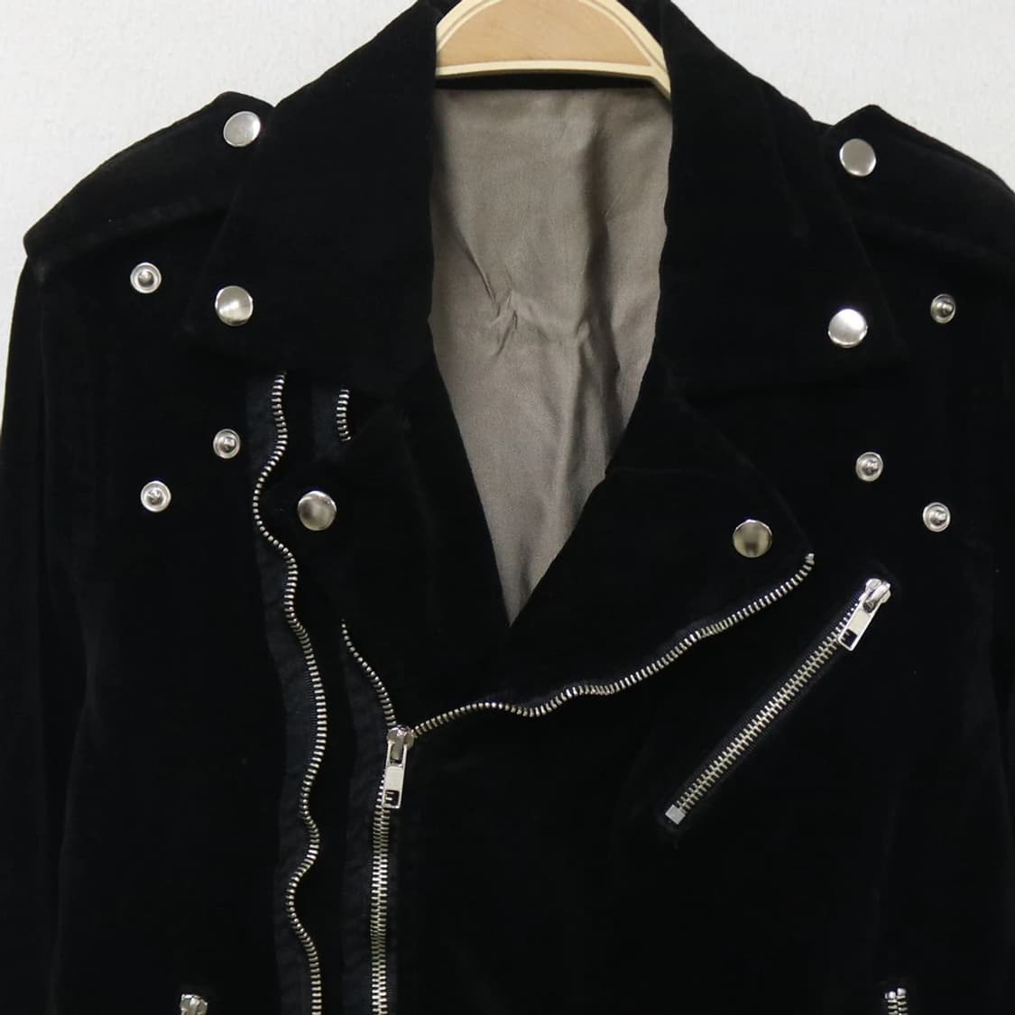 CALL HE TUNE 벨벳 라이더 자켓 62149 상품이미지5