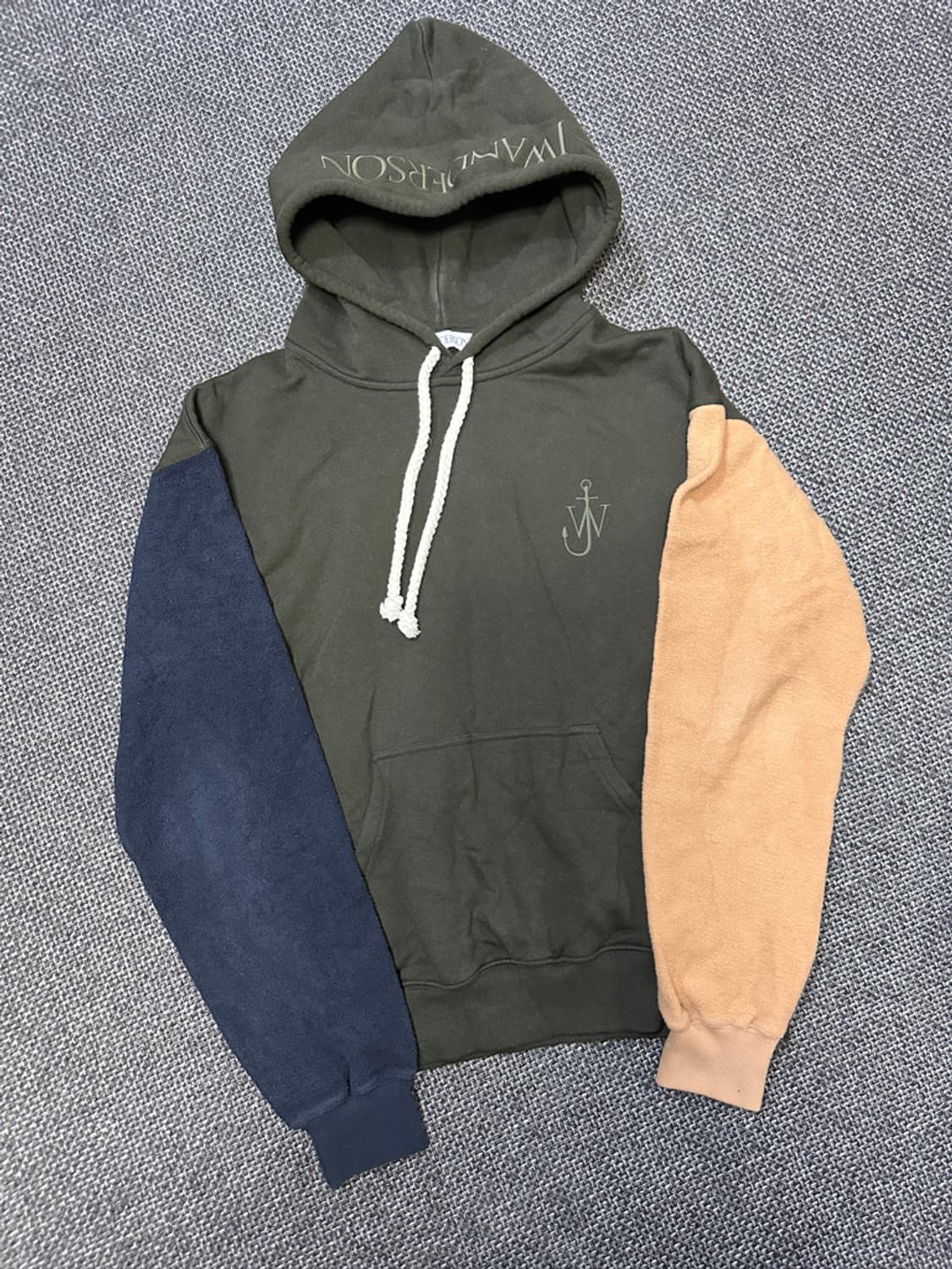 jw anderson 후리스 컬러블록 후드 상품이미지3